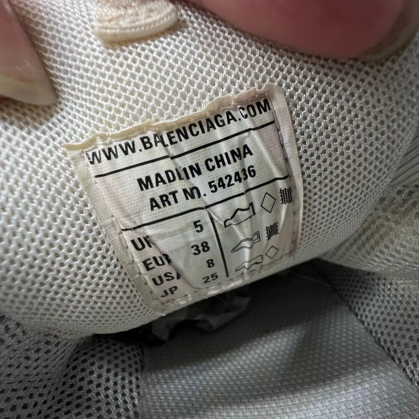 Balenciaga Balenciaga Track White Sneaker Women's 38 Size US 7.5 / IT 37.5 - 4 Thumbnail