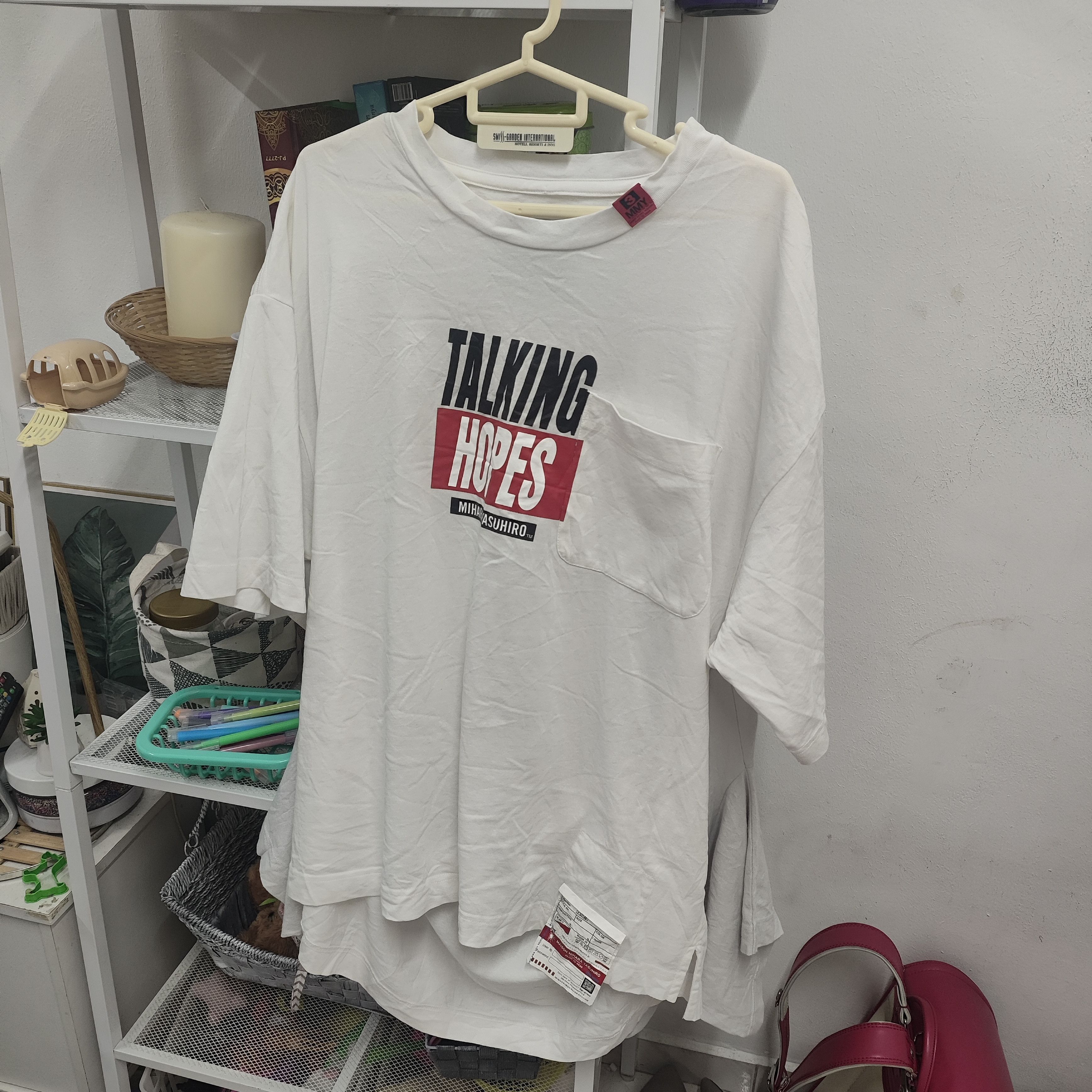 Japanese Brand × Maison MIHARA YASUHIRO Maison Miharayasuhiro "Double" T-shirt Unique Design Size US L / EU 52-54 / 3 - 2 Thumbnail