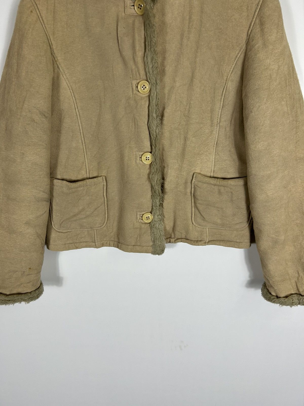 Japanese Brand 🔥Luxury ANAYI Japan Hooded Button Cropped Jacket Size M / US 6-8 / IT 42-44 - 5 Thumbnail