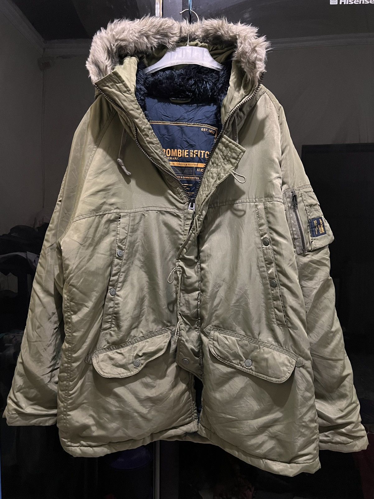 Abercrombie & Fitch Vintage Abercrombie And Fitch N2B Fur Padded Parka Size US L / EU 52-54 / 3 - 2 Thumbnail
