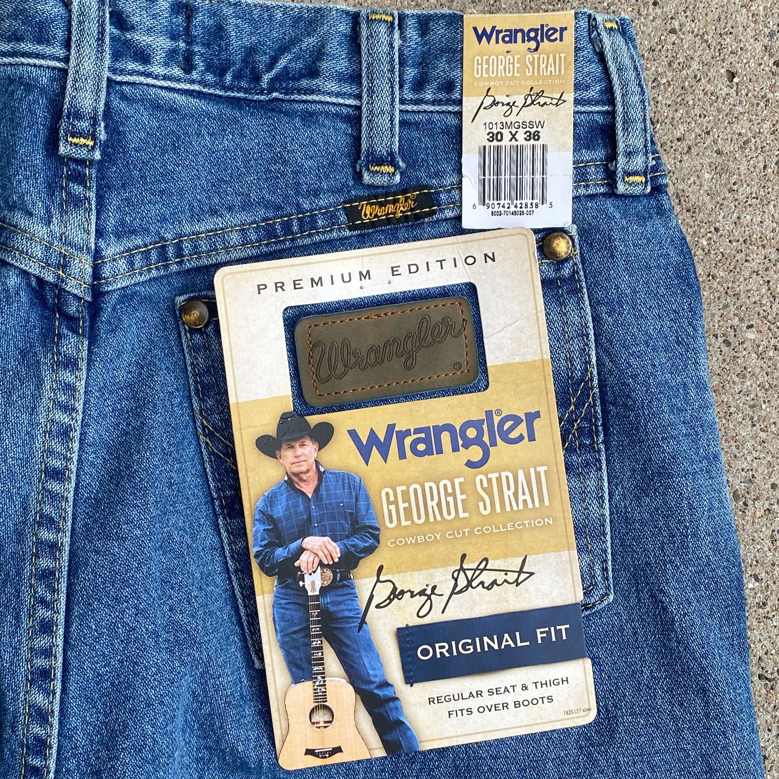 Wrangler NWT Wrangler George Strait Cowboy Cut Original Jeans 30x36 ...