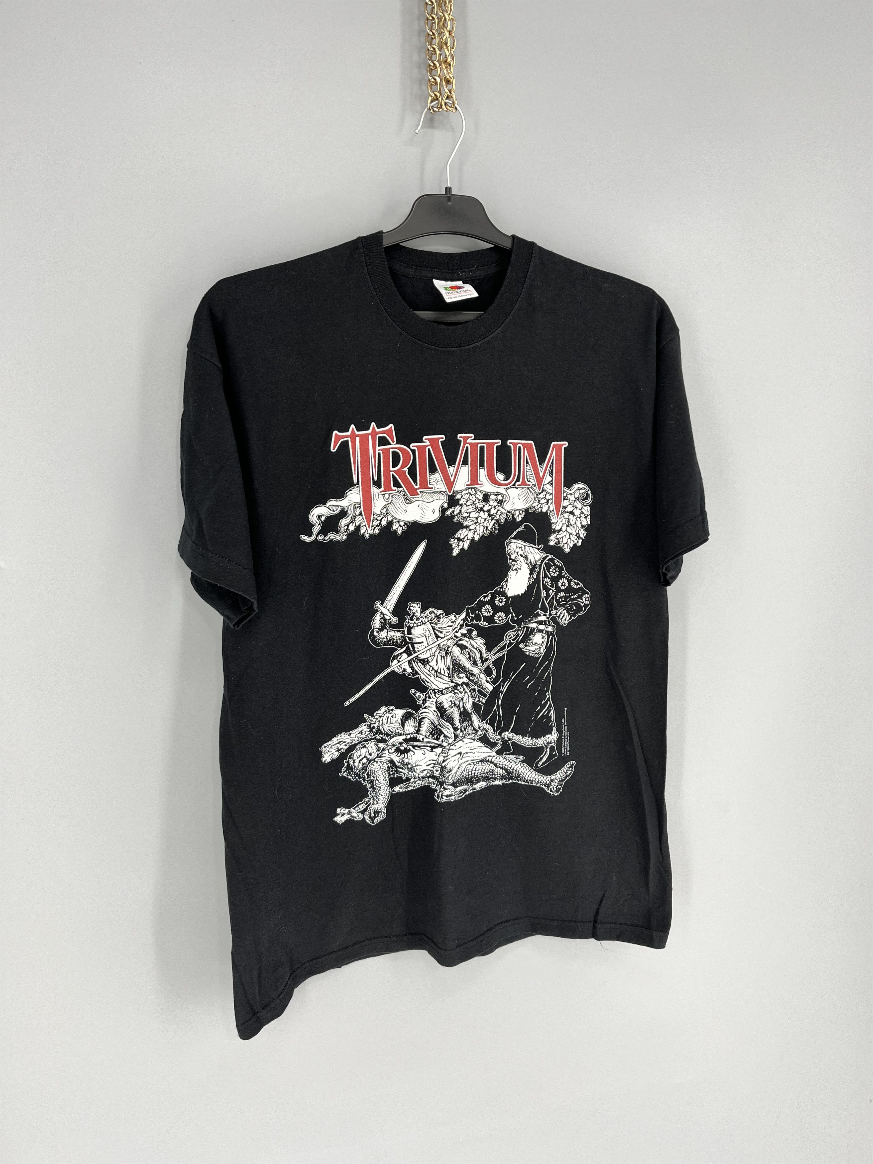 Band Tees Vintage Y2K Triviumn Tour Size M Horror Fece Size US M / EU 48-50 / 2 - 2 Thumbnail
