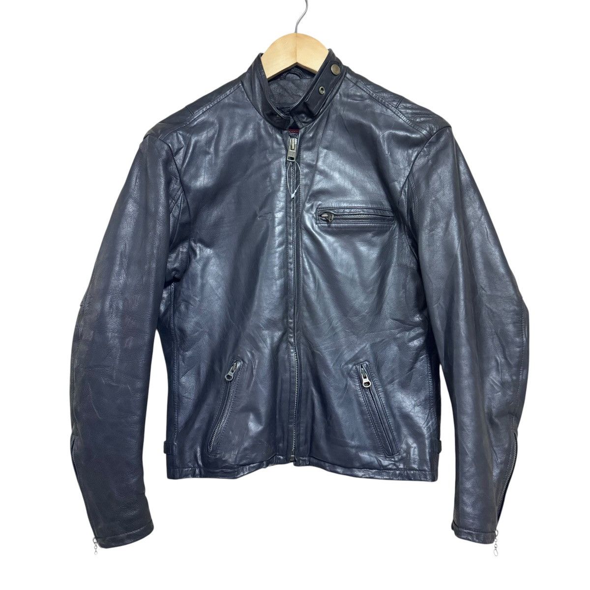 45rpm Vintage 45rpm Goatskin Leather Biker Jacket Size US XS / EU 42 / 0 - 1 Thumbnail