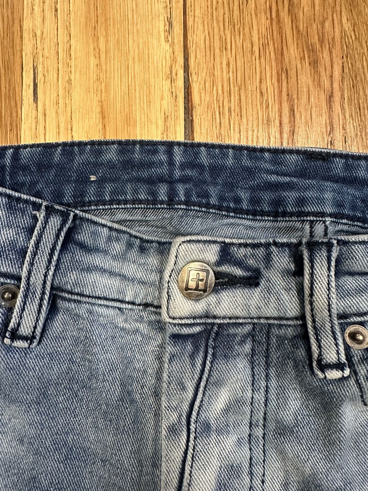 Ksubi Ksubi Distressed Blue Denim Jeans Size 31 Size US 31 - 3 Thumbnail