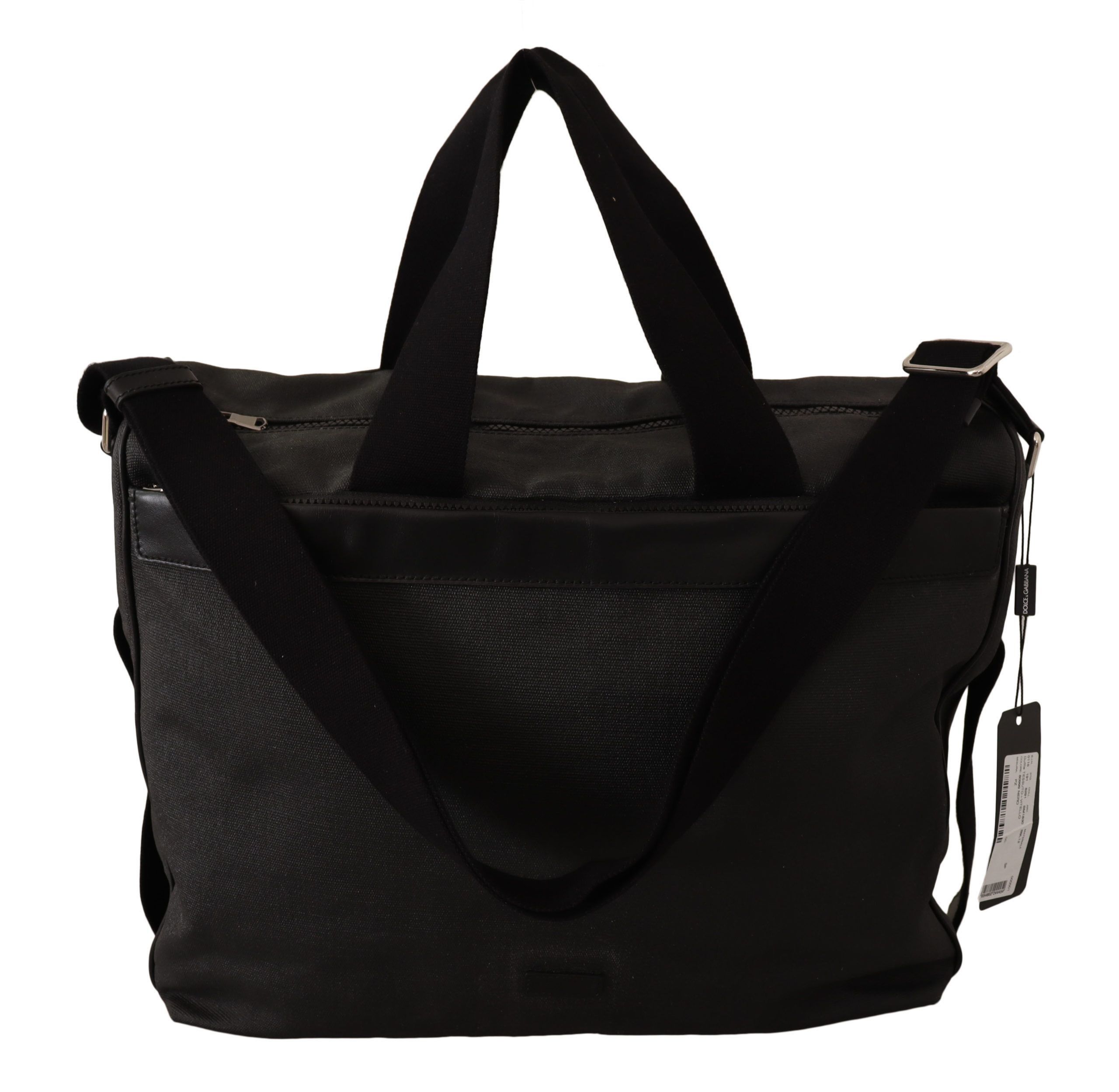 Dolce & Gabbana Elegant Men's Denim & Leather Messenger Men's Bag Size ONE SIZE - 1 Thumbnail