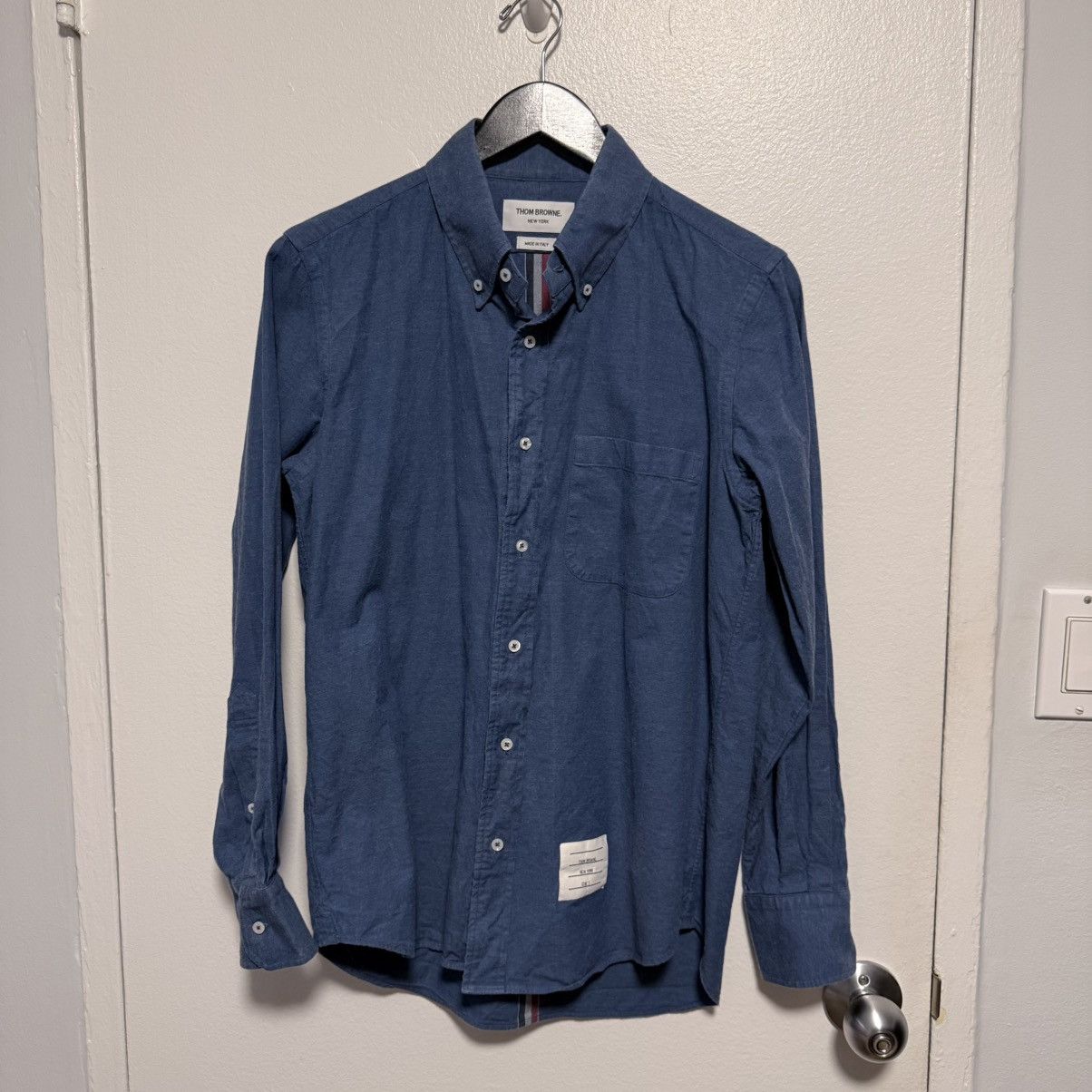 Thom Browne Chambray Shirt - Size 2 - Made in Italy Size US S / EU 44-46 / 1 - 1 Thumbnail