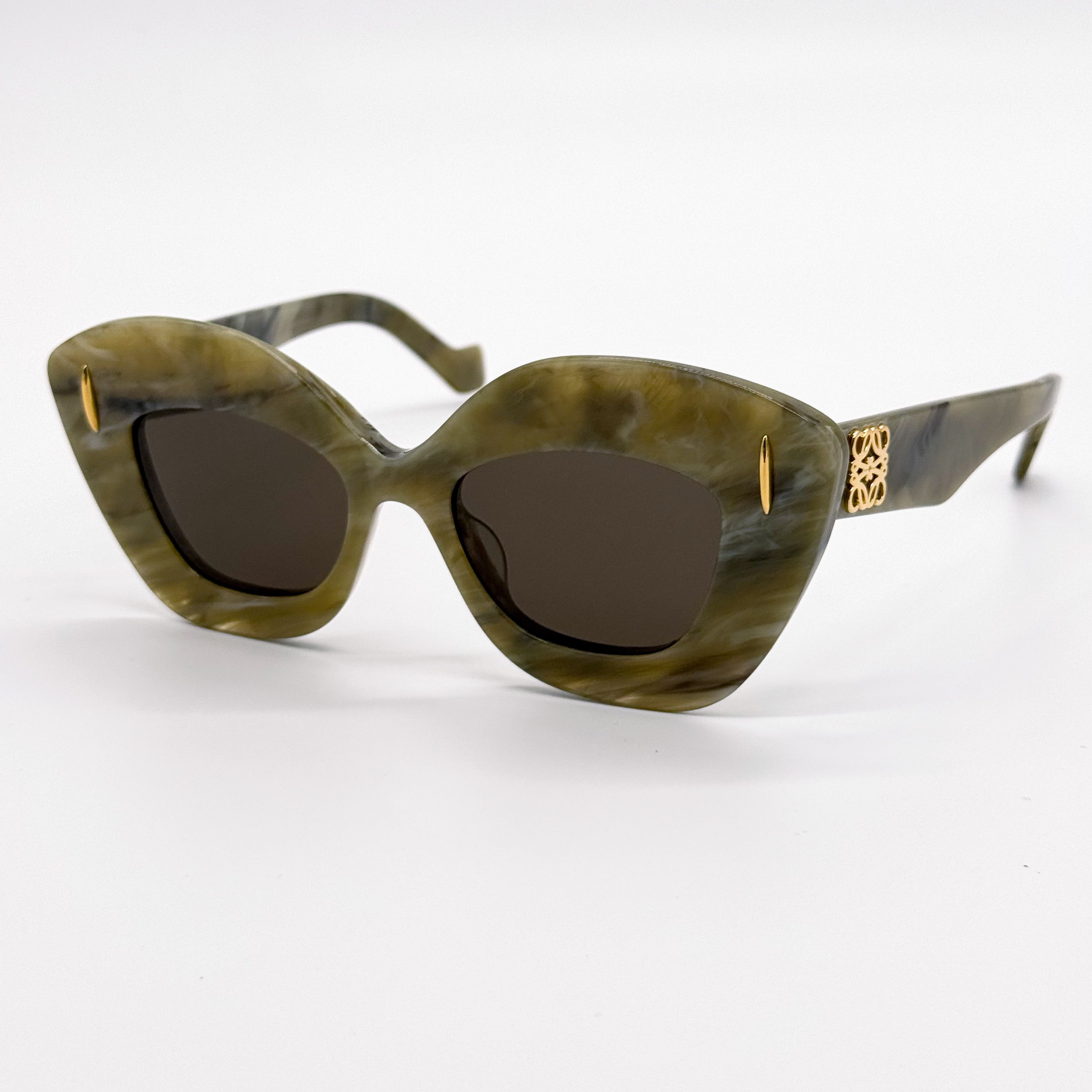 Loewe NEW LOEWE LW40127I 60E GREEN CAT EYE WOMEN SUNGLASSES LOEWE Size ONE SIZE - 2 Thumbnail