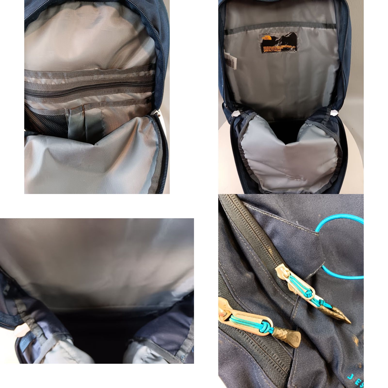 The North Face The North Face Jester Backpack Navy Padded Computer Lap Top Flex Vent Unisex Adults Medium Nylon Zip Backpack Size US M / EU 48-50 / 2 - 10 Thumbnail