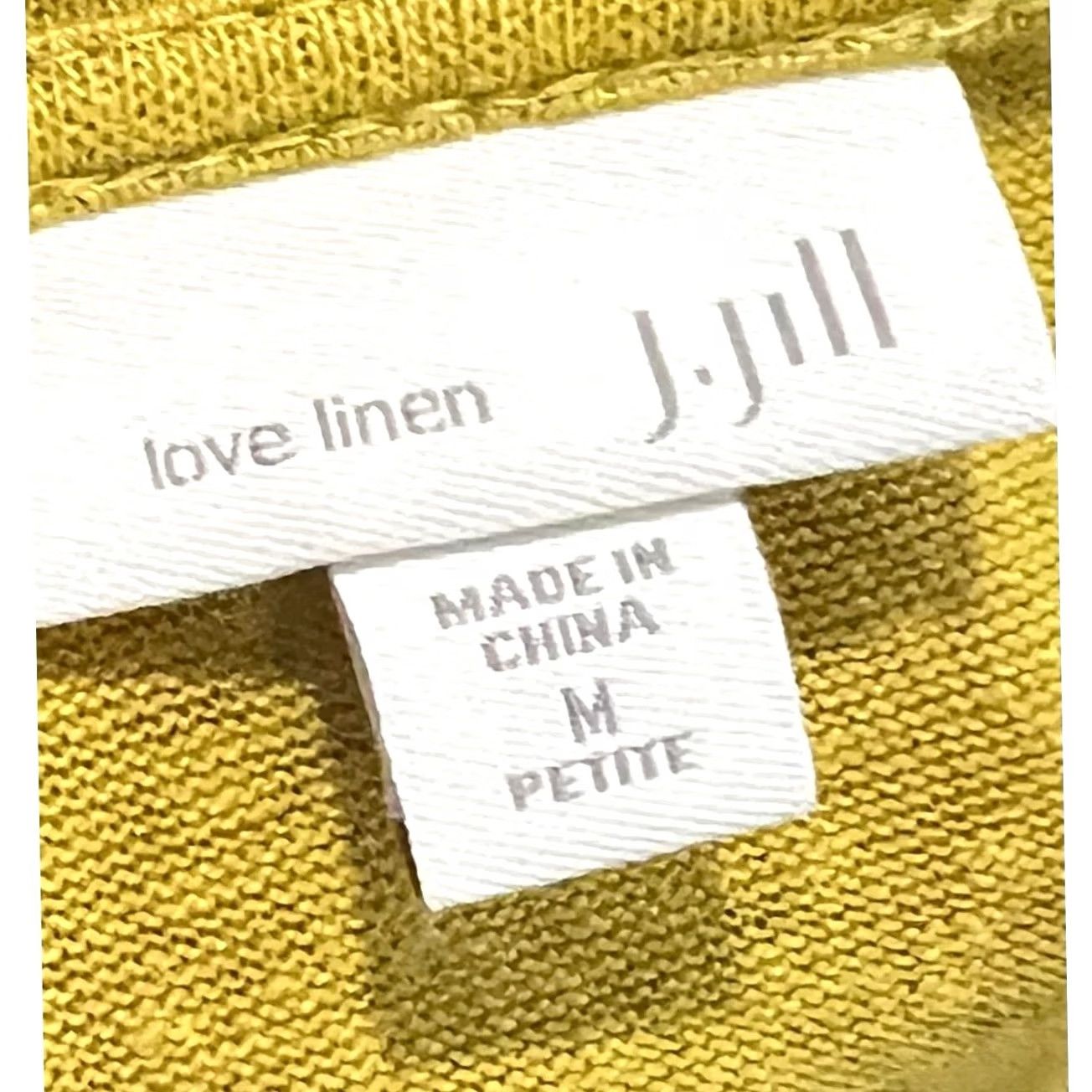 J. Jill J.Jill 100% Linen Oversized Top Petite M Tee Short Sleeve Boxy Fit Green Blouse Women's Knit? Wait. Size M / US 6-8 / IT 42-44 - 6 Thumbnail