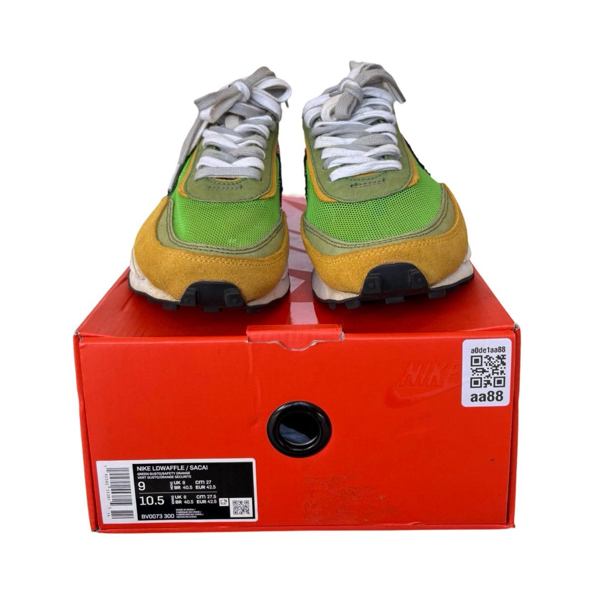 Nike × Sacai LD Waffle Green Gusto Size US 9 / EU 42 - 4 Thumbnail