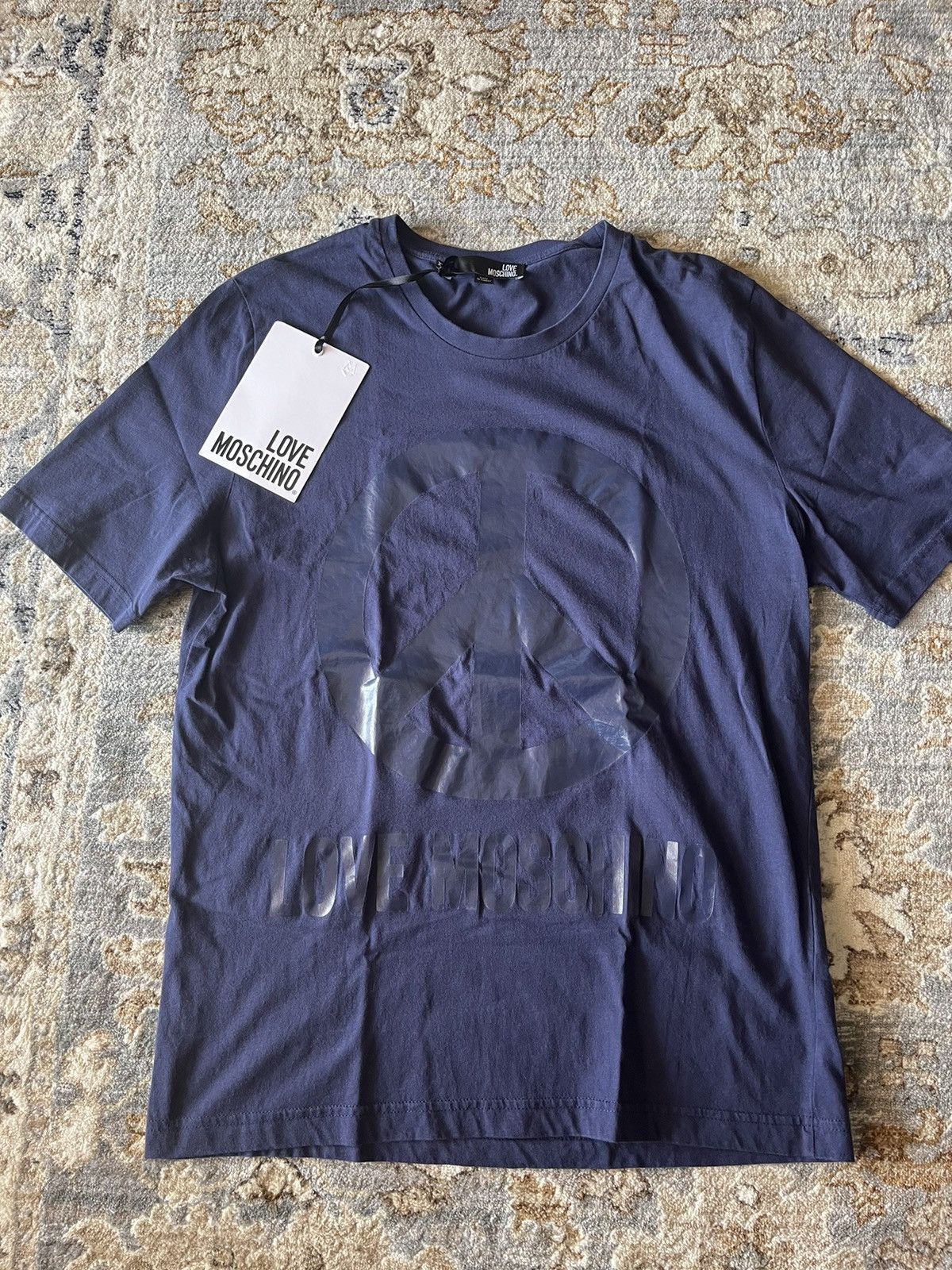 Moschino Love Moschino Navy Shirt S Size S / US 4 / IT 40 - 1 Thumbnail