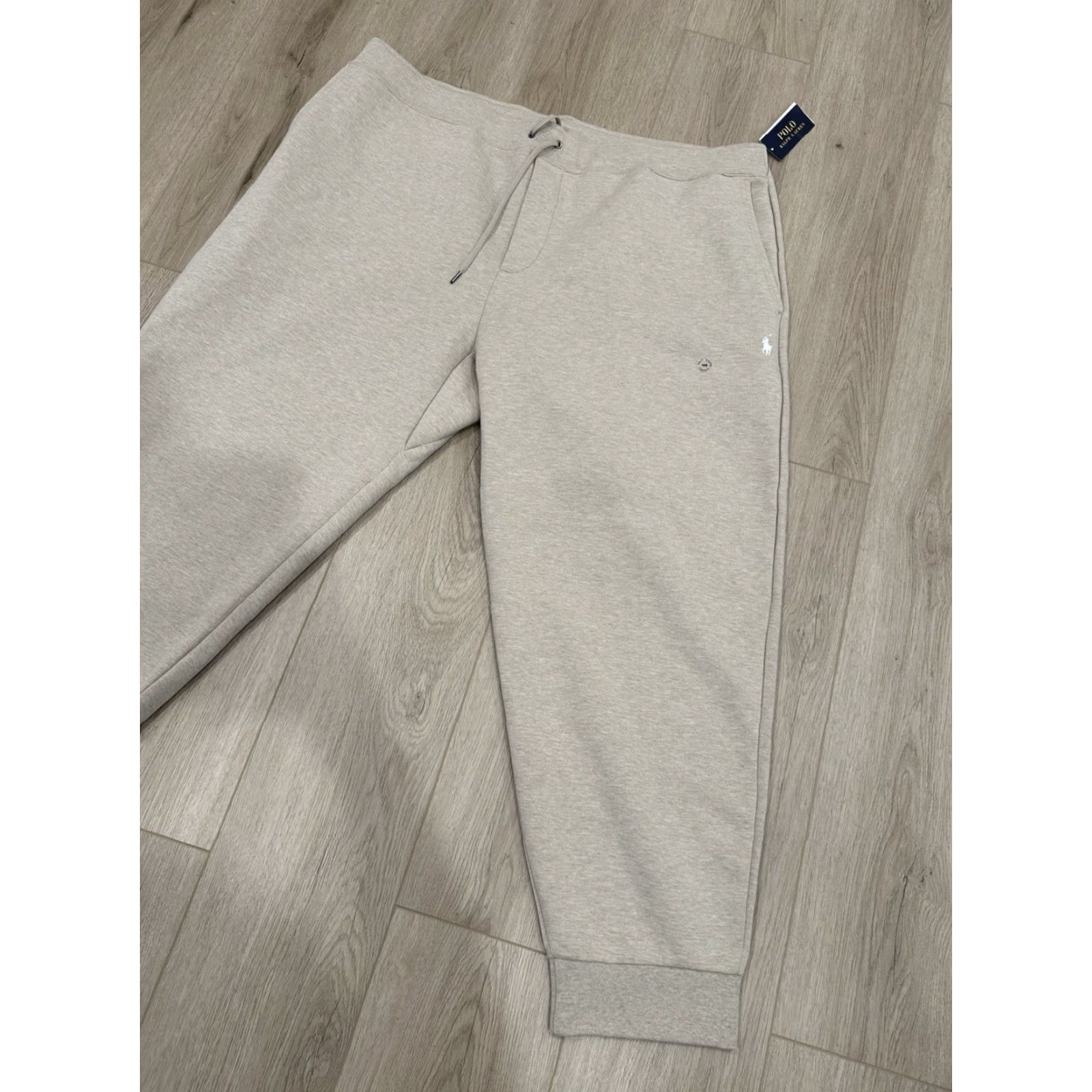 Polo Ralph Lauren NWT Polo Ralph Lauren Men’s Double Knit Joggers Beige Sz 4XB Pony Size US XXL / EU 58 / 5 - 2 Thumbnail