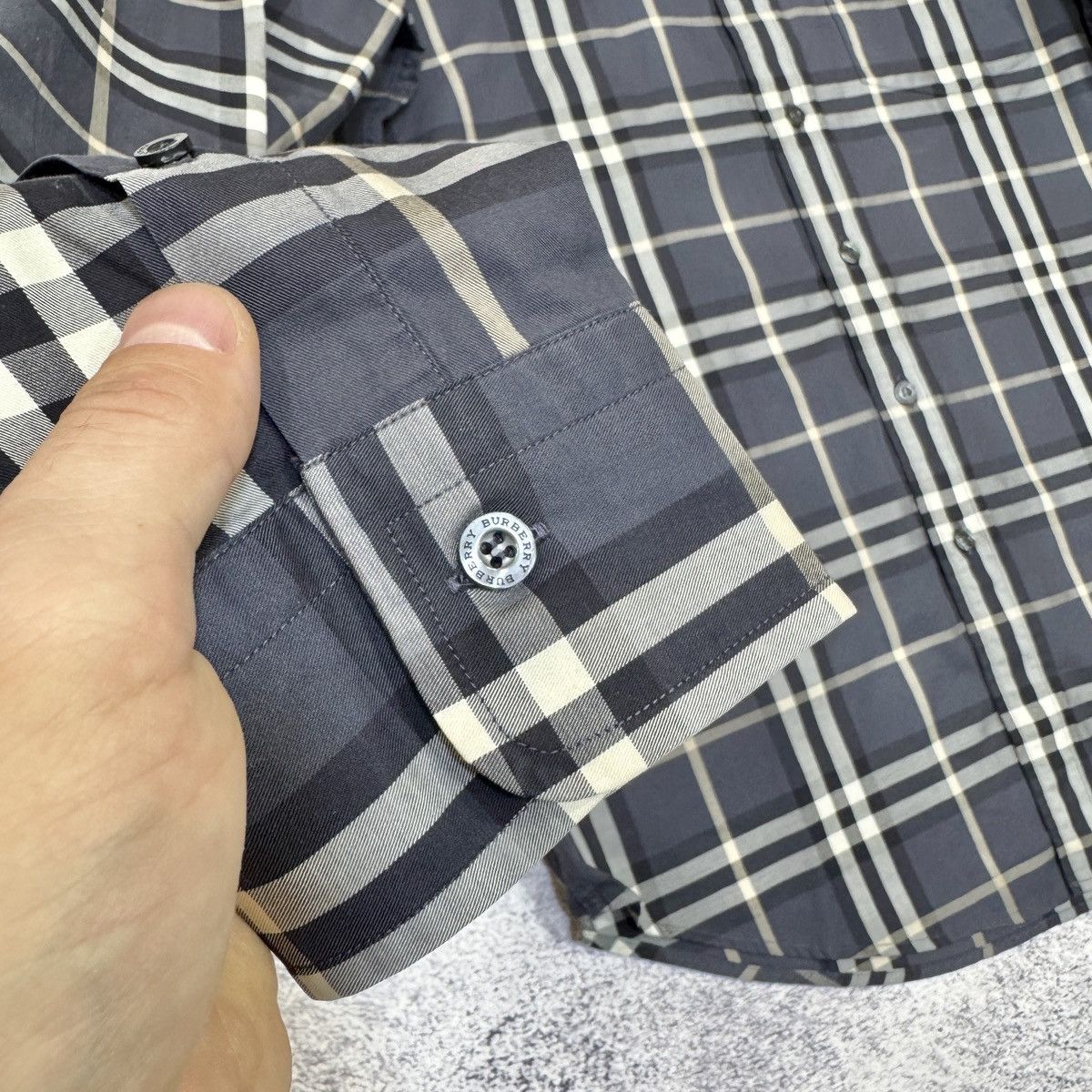 Burberry Burberry Mens Cotton Shirt M size Size US M / EU 48-50 / 2 - 5 Thumbnail
