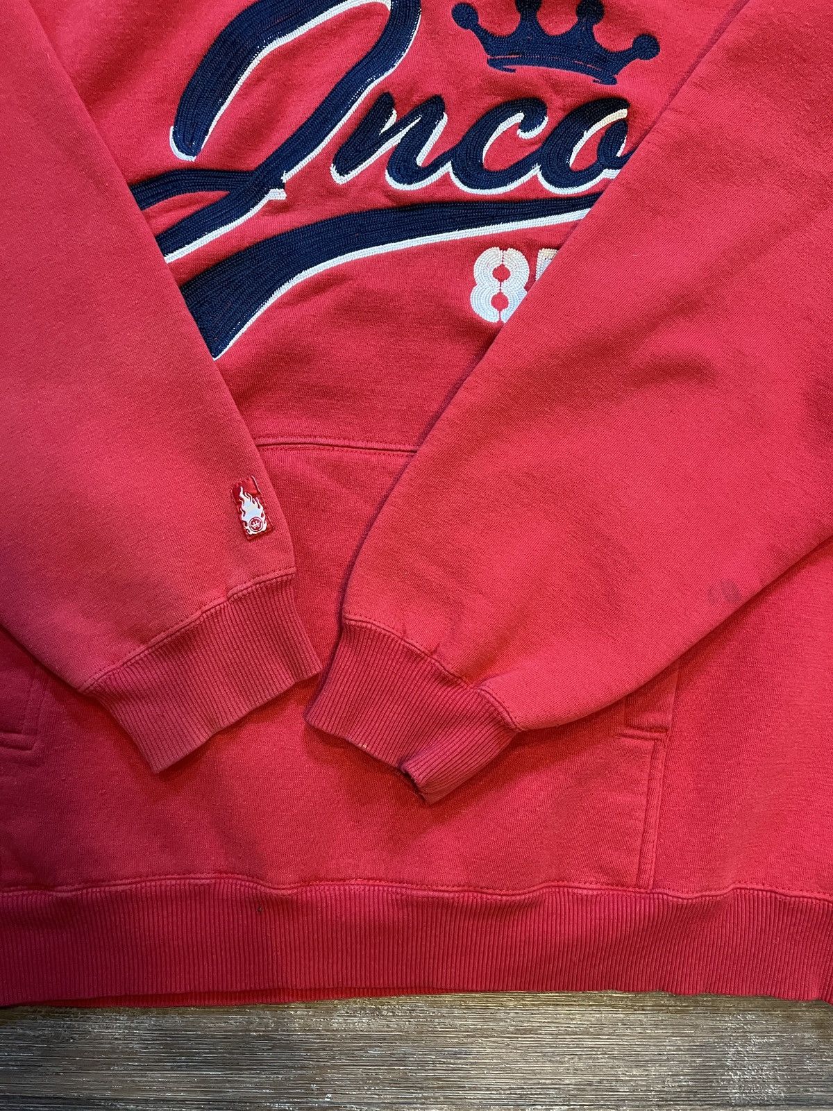 JNCO × Vintage Vintage 90’s Red Jnco Crown Hoodie Size US XL / EU 56 / 4 - 5 Thumbnail
