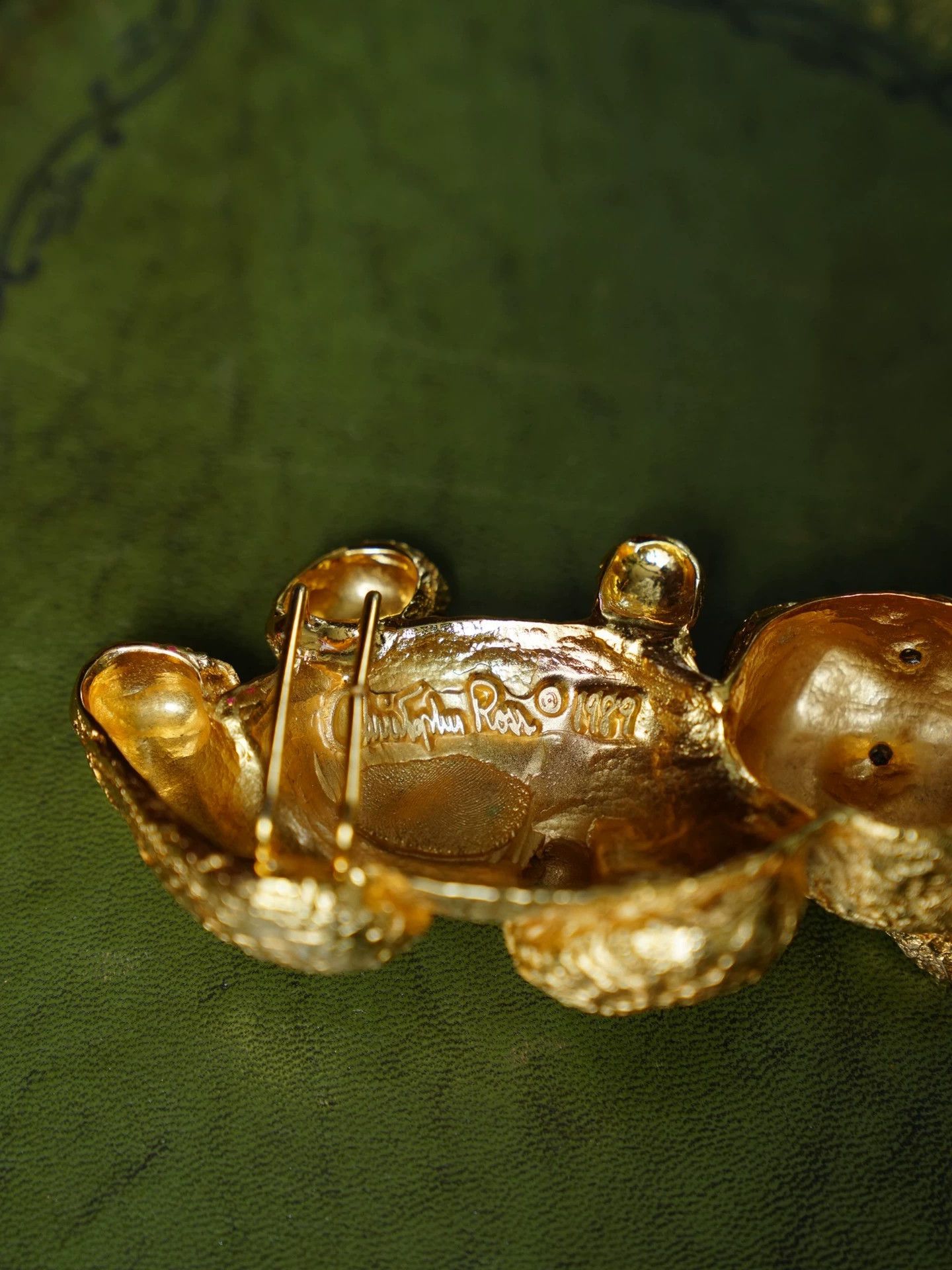 Other Christopher Ross 1989 Gold-Plated Bear Belt Buckle Size ONE SIZE - 8 Thumbnail