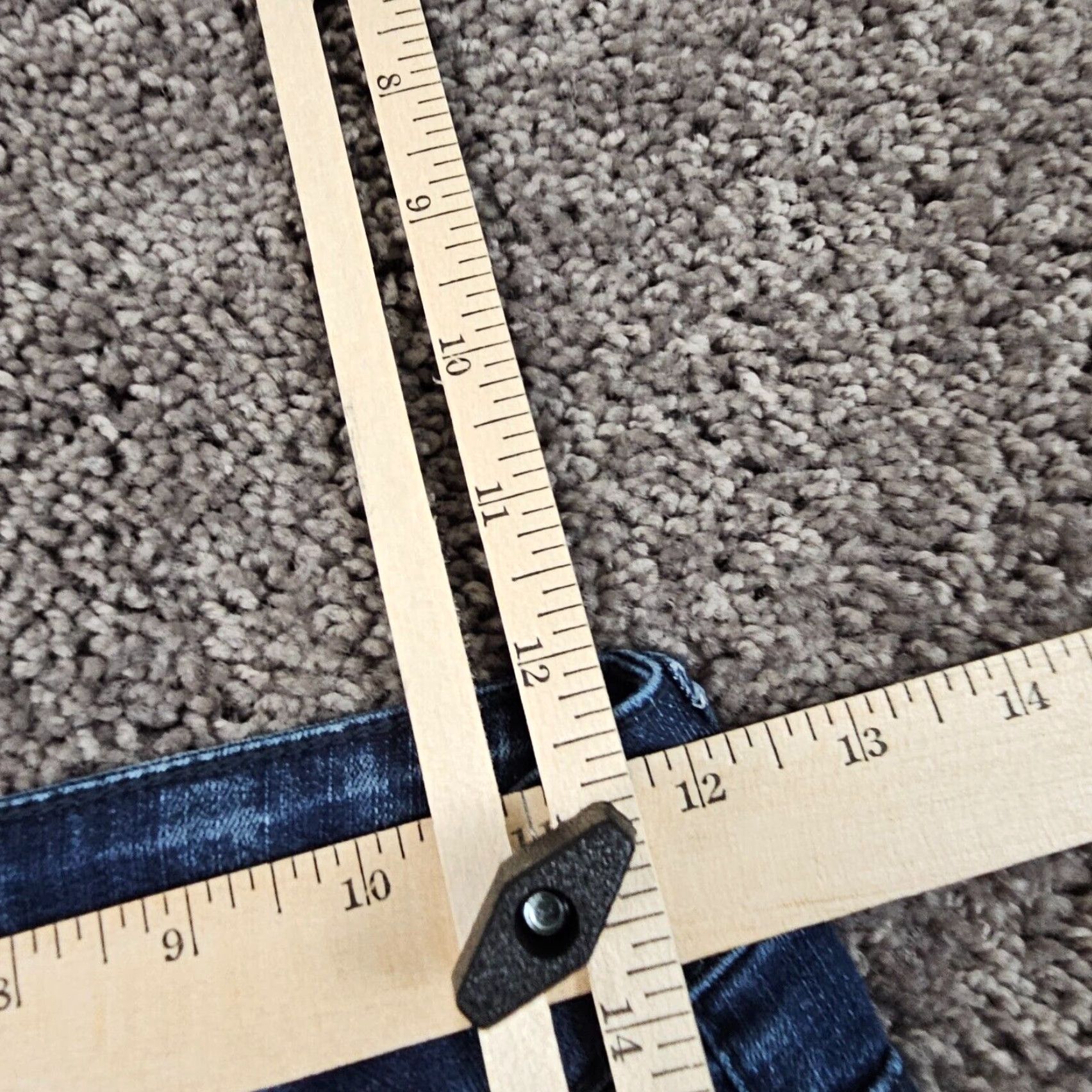 G-Star G-STAR RAW Jeans Skinny 26 Womens Low Dark Wash 24x26 Stretch Distressed 3301 Model 3301 Blue Denim Womens Size 26" / US 2 / IT 38 - 5 Thumbnail