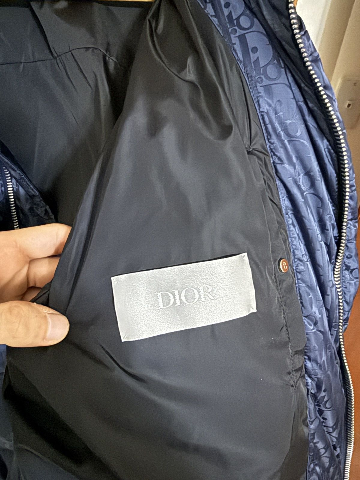 Dior Christian Dior Navy Bubble coat Size US M / EU 48-50 / 2 - 5 Thumbnail