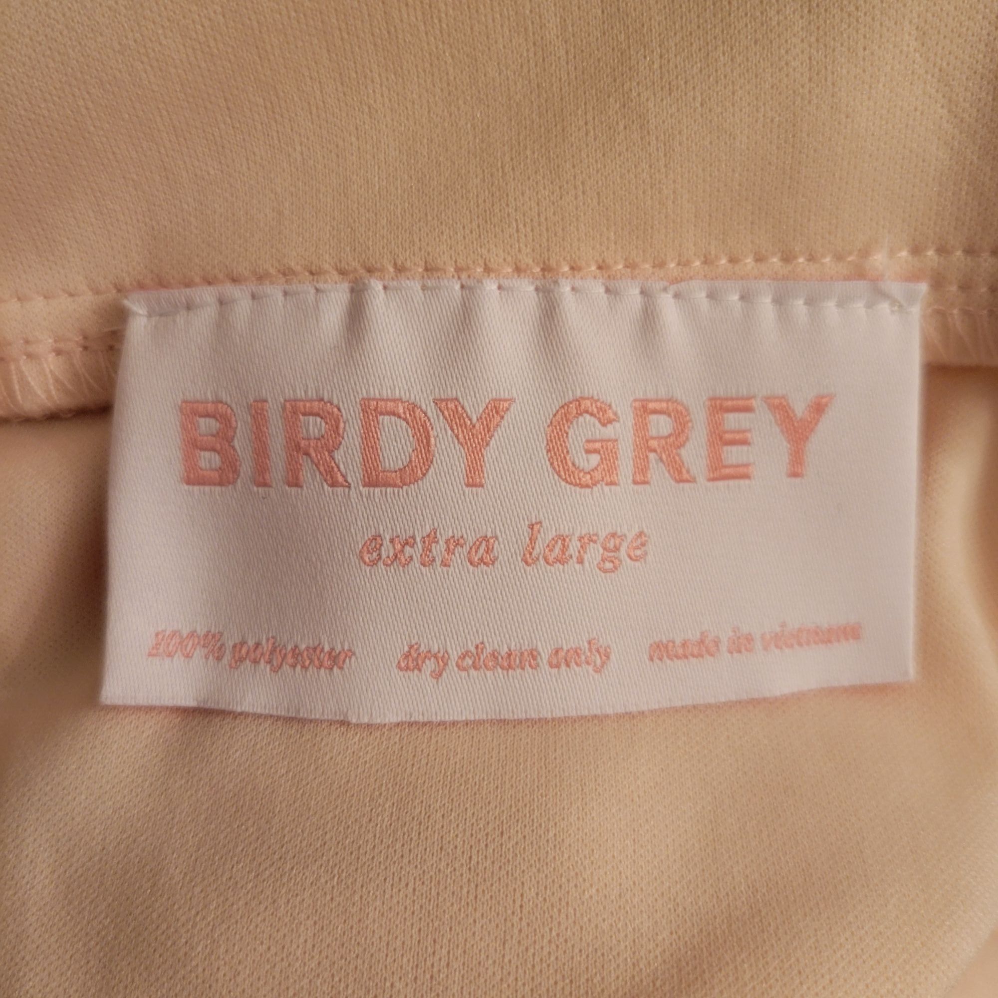 Other NEW Birdy Grey Jules Champagne Maxi Dress XL Ruffled Halter Size XL / US 12-14 / IT 48-50 - 3 Thumbnail