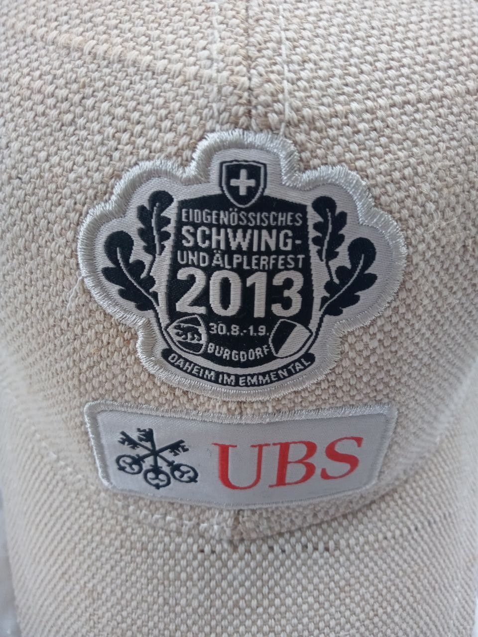 Other UBS schwing updalplerfest 2013 cotton-linen cap Size ONE SIZE - 4 Thumbnail