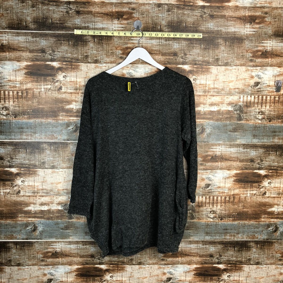 Homespun Knitwear Rose Bowl Grey Knitwear vintage #A1605 Size M / US 6-8 / IT 42-44 - 12 Thumbnail