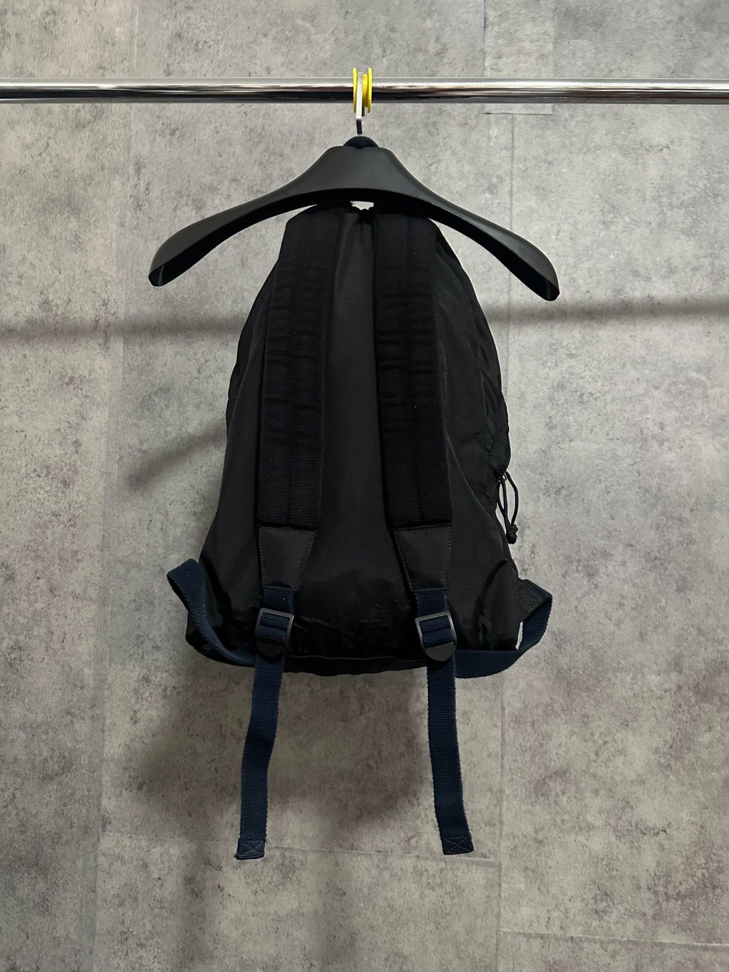 Balenciaga Balenciaga Embroidered Logo Black Backpack Size ONE SIZE - 3 Thumbnail