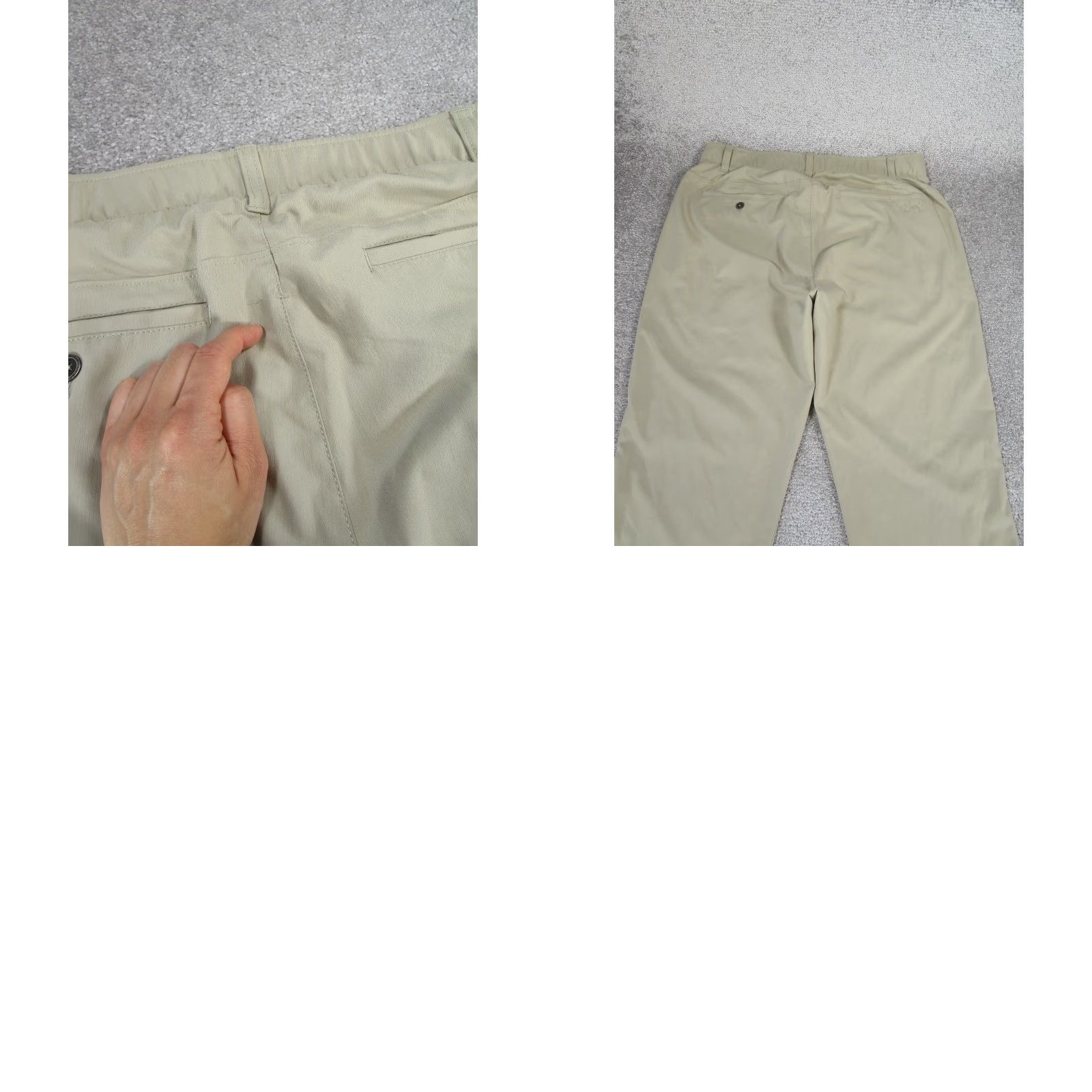 Under Armour Under Armour Pants Mens 34 The Showdown Beige Nylon Blend Lightweight 34x34 Size US 34 / EU 50 - 9 Thumbnail
