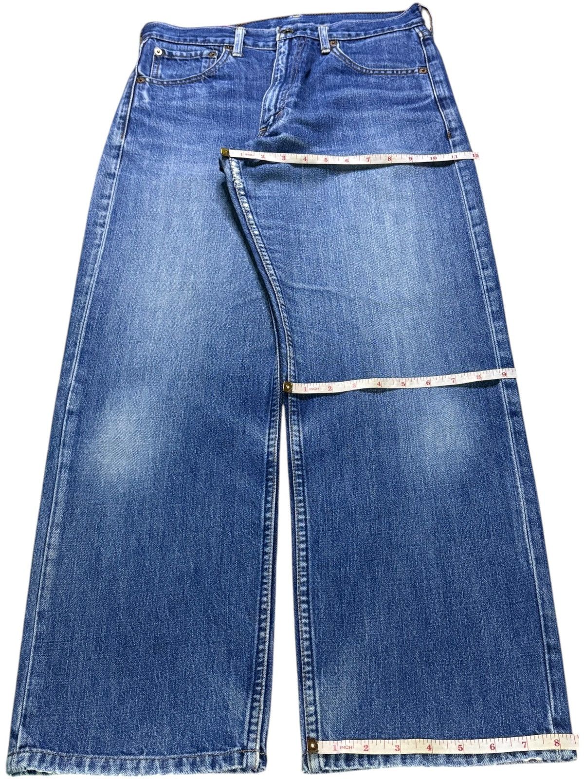 Japanese Brand × Levi's Vintage 90s Levis 503 Japan Faded Wash Loose Baggy Jeans Size US 30 / EU 46 - 14 Thumbnail