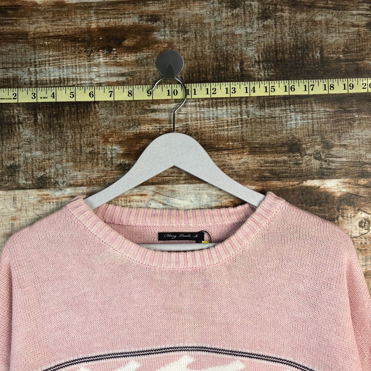 Homespun Knitwear × Japanese Brand Blins Bleads Pink Knitwear sweatshirt #A1966 Size US M / EU 48-50 / 2 - 4 Thumbnail