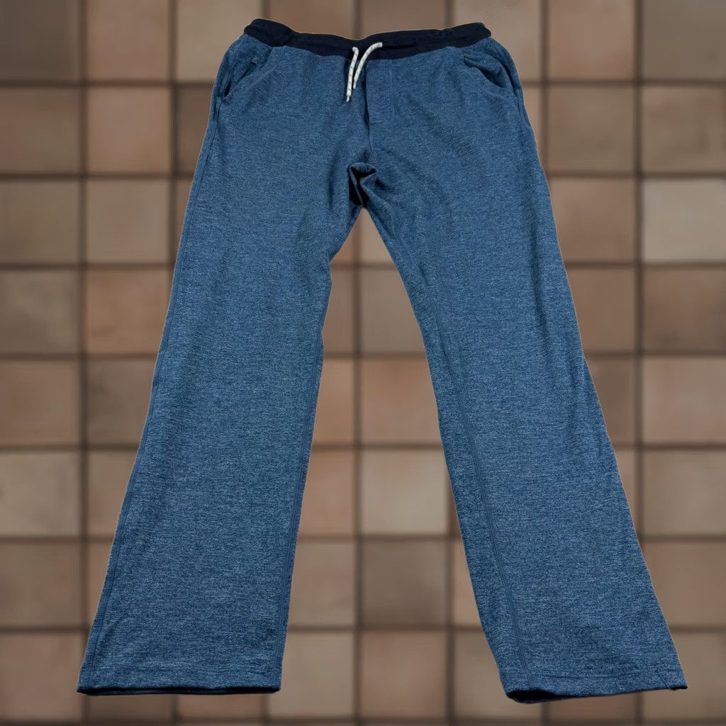 Marine Layer Marine Layer Pants Mens M Blue Weekend Sport Stretch Sweat Casual Regular Mens Size US 31 - 1 Thumbnail