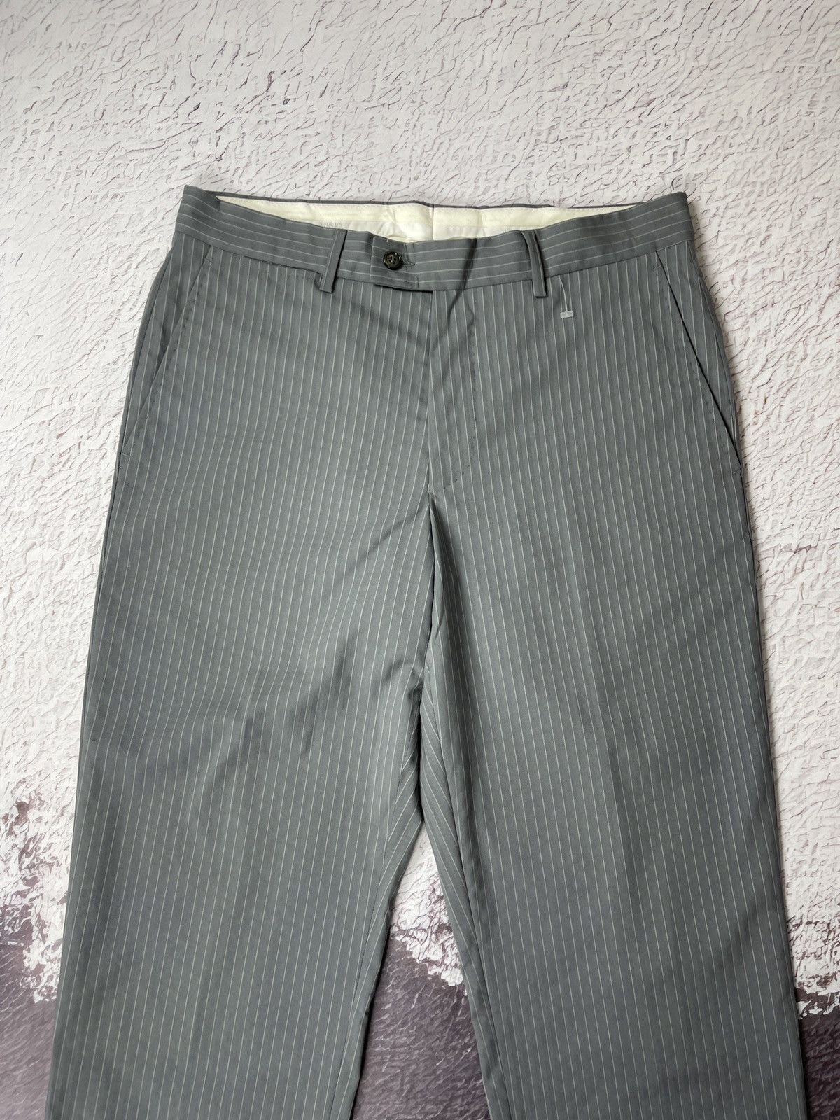 Versace Versace Collection grey striped wool casual pants Size US 32 / EU 48 - 7 Thumbnail