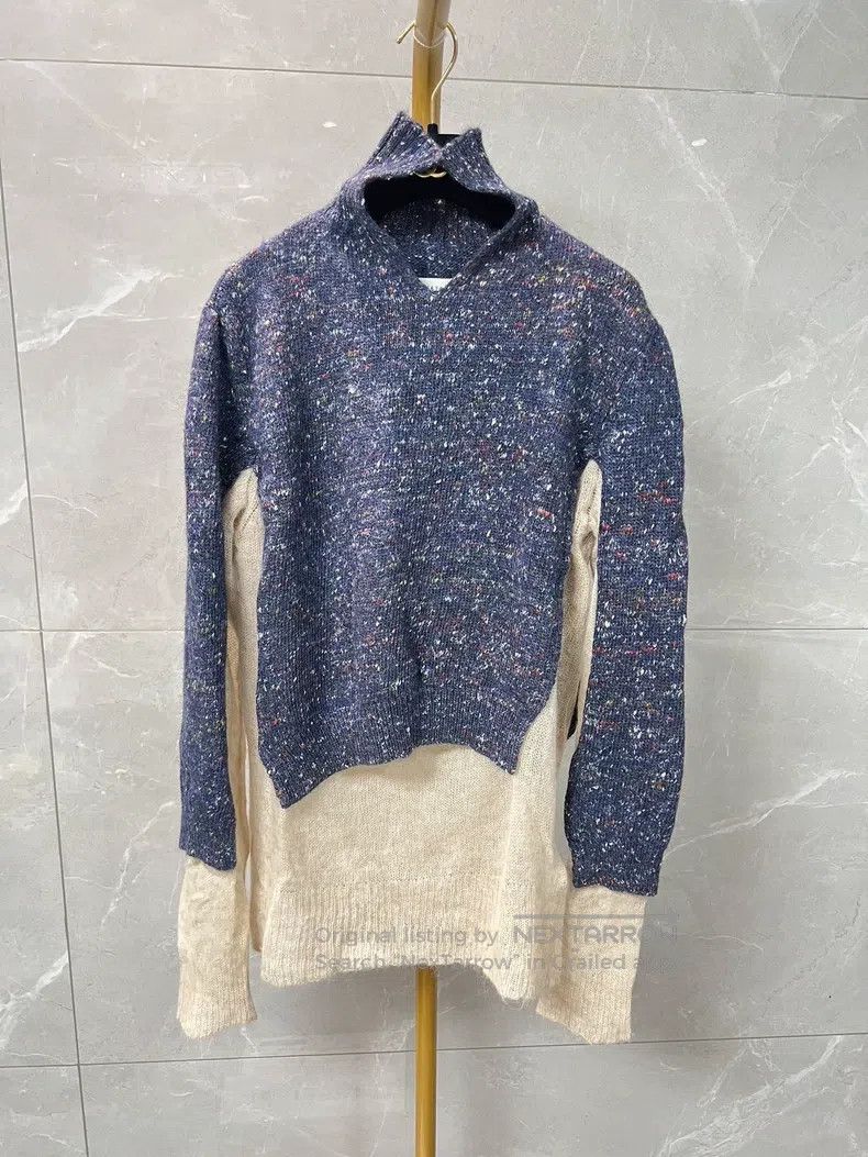 Maison Margiela Maison Margiela Fake two knitted sweaters Size S / US 4 / IT 40 - 1 Thumbnail