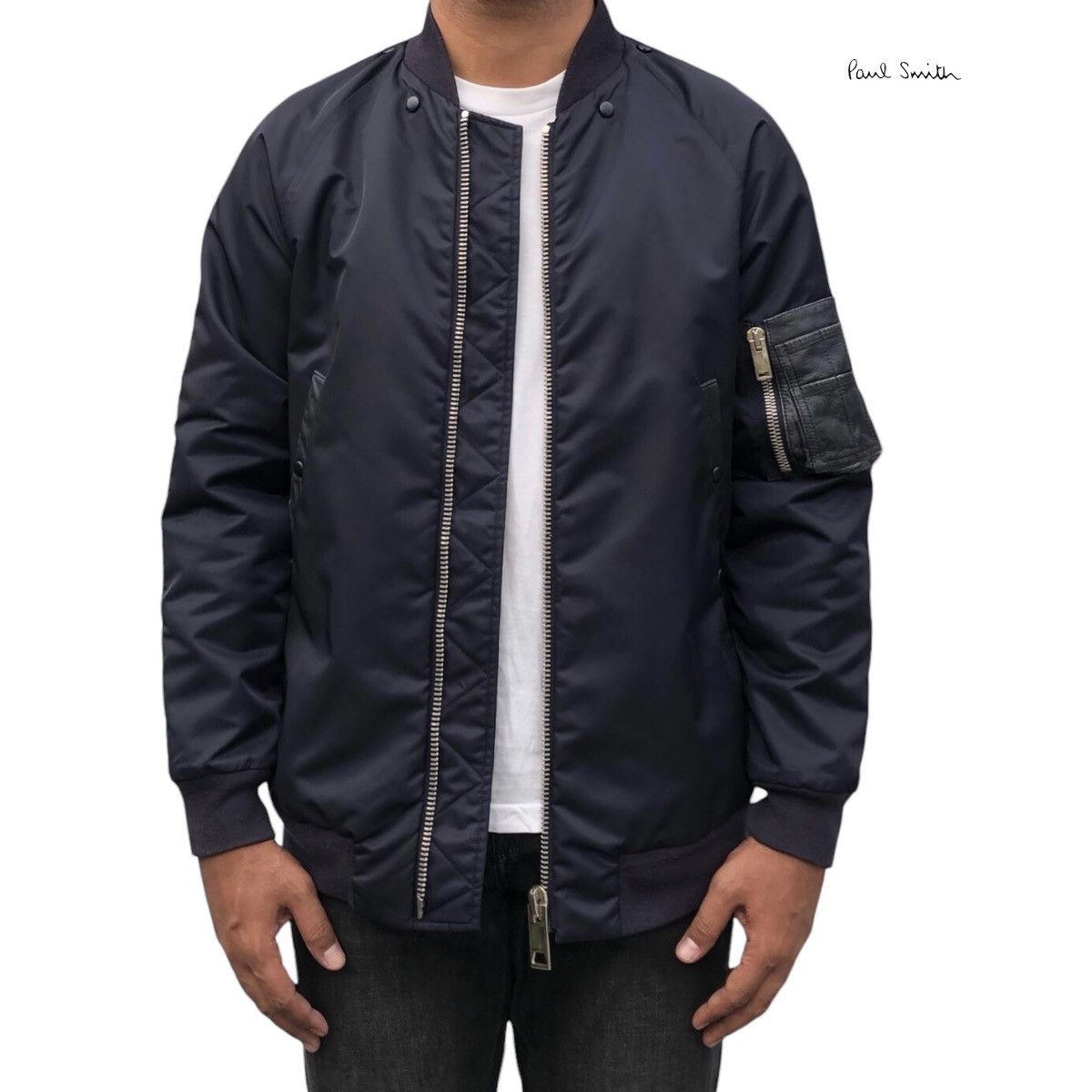 Paul Smith Paul Smith Raccagni Ma-1 Bomber Jacket Size US M / EU 48-50 / 2 - 1 Thumbnail