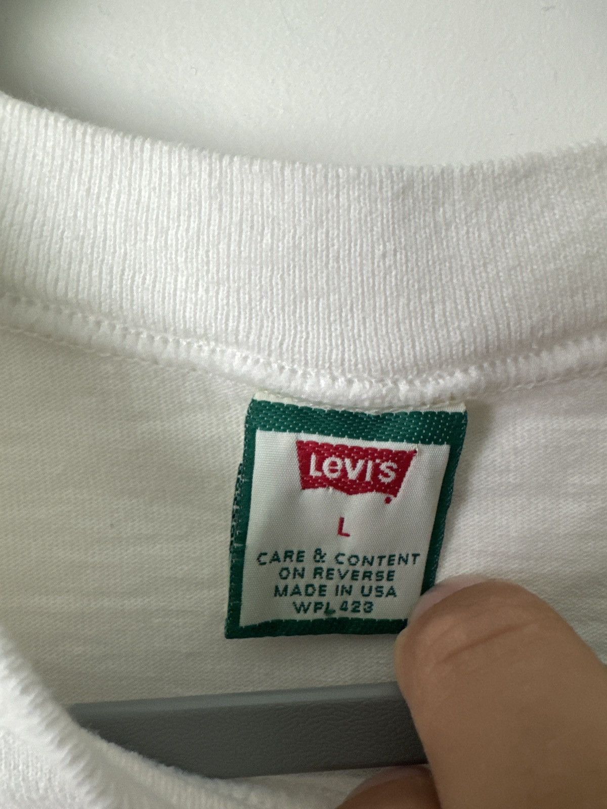 Levi's Vintage Clothing Vintage Levi’s jeans tee Size US L / EU 52-54 / 3 - 5 Thumbnail