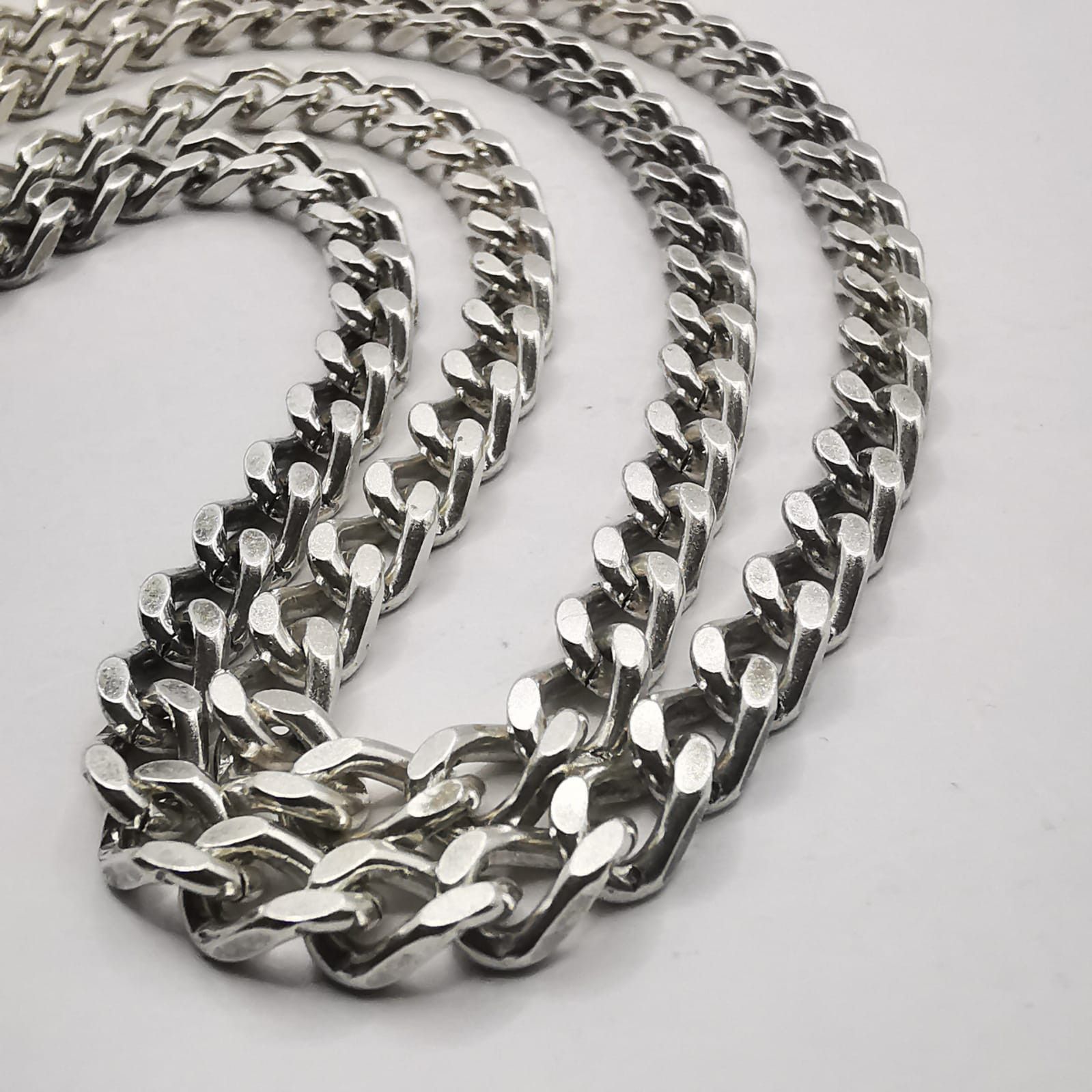Vintage Vintage Jewelry Chain, 925 Sterling Silver, Signed 35.02g Size ONE SIZE - 3 Thumbnail