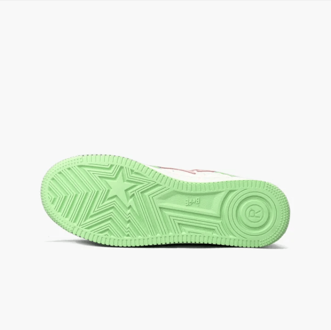 Bape ABATHINGAPE low-top sneaker men's green and pink Size US 11 / EU 44 - 5 Thumbnail