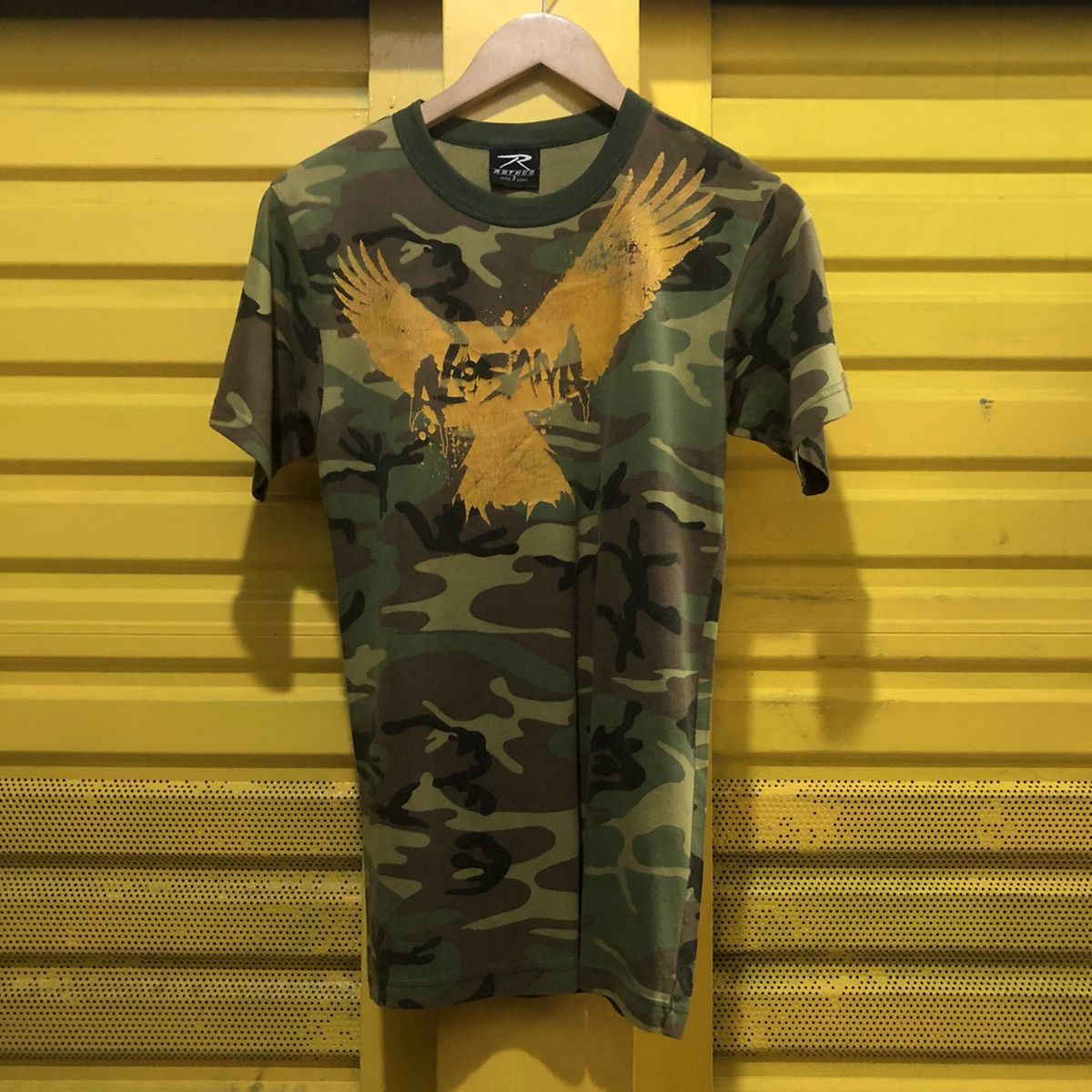 image of Band Tees Alesana Band Tee in Army, Men's (Size Small)