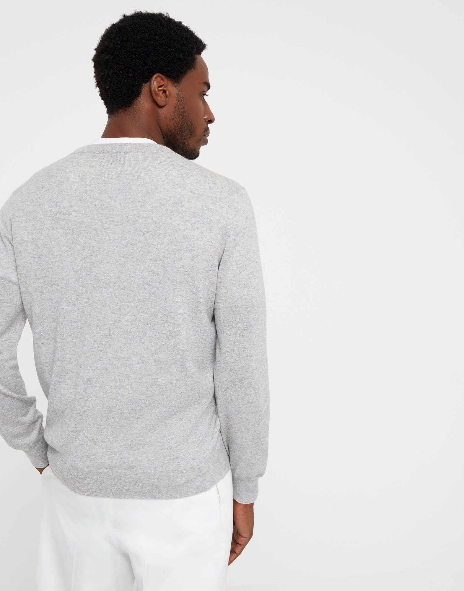 Brunello Cucinelli o1la1rc1a0925 Sweater in Grey Size US M / EU 48-50 / 2 - 2 Thumbnail