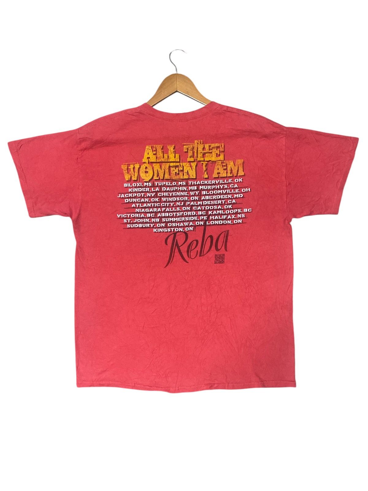 Band Tees × Vintage 💸BINDING OFFER💸VINTAGE REBA SINGER BAND SHIRT TEE💥 Size US L / EU 52-54 / 3 - 8 Thumbnail