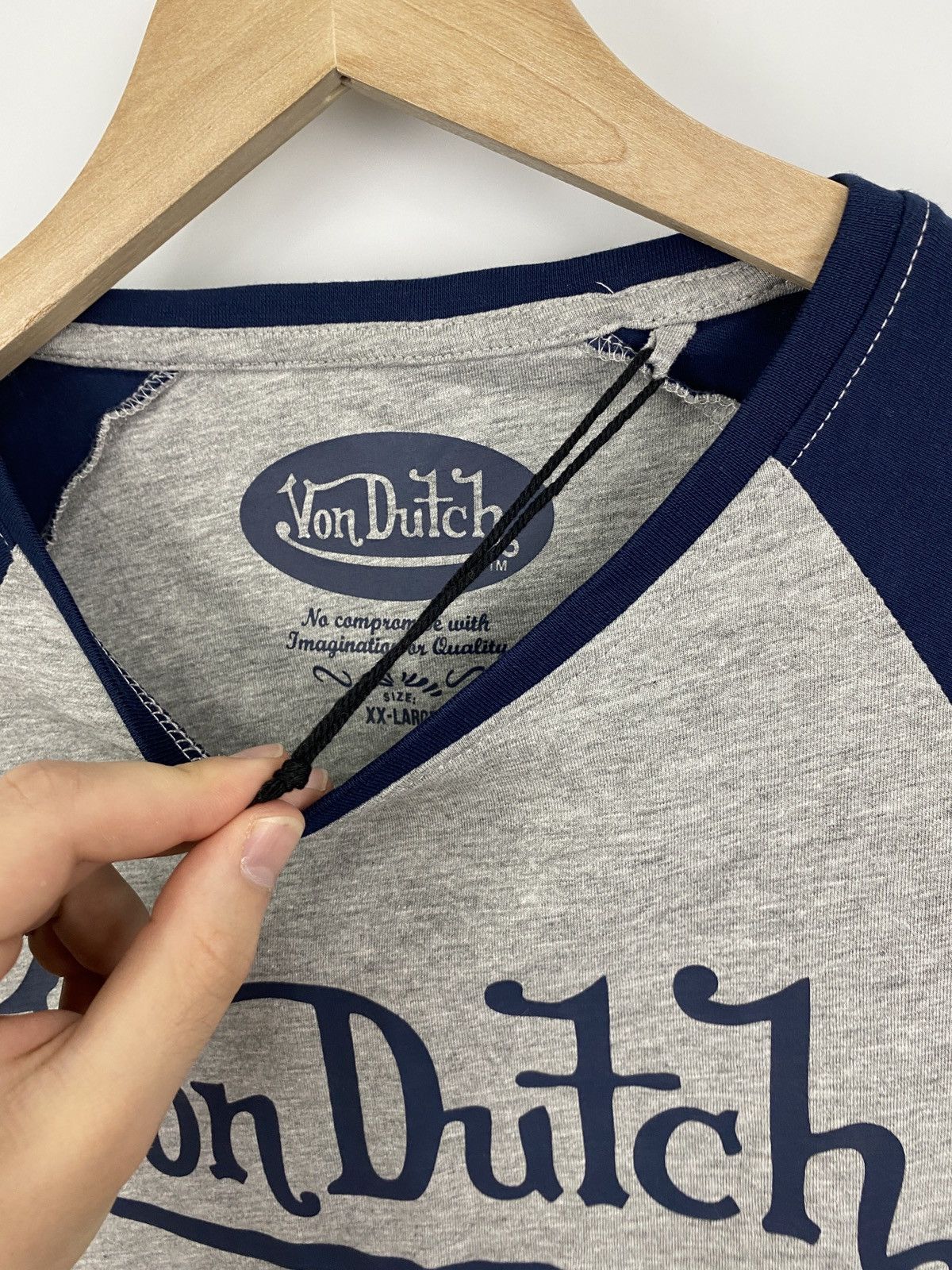 Von Dutch 🇺🇸 Vintage Y2K Von Dutch Big Logo T-Shirt Rare Retro Hype Size US XL / EU 56 / 4 - 7 Thumbnail