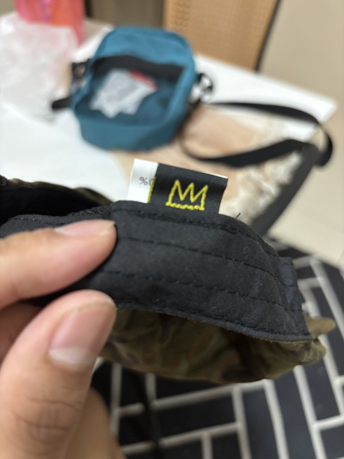 Jean-Michel Basquiat JEAN MICHEL BASQUIAT CAMOUFLAGE FLAT HEAD Size ONE SIZE - 5 Thumbnail