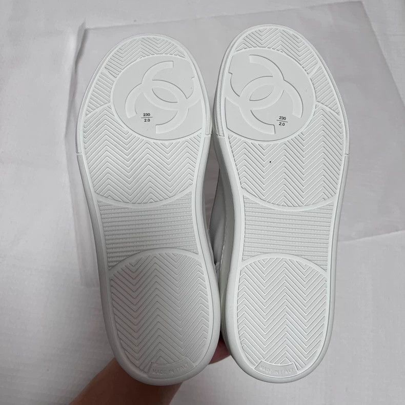 Chanel Chanel White Sneakers Size 36.5 -2505 Size US 6 / EU 39 - 6 Thumbnail