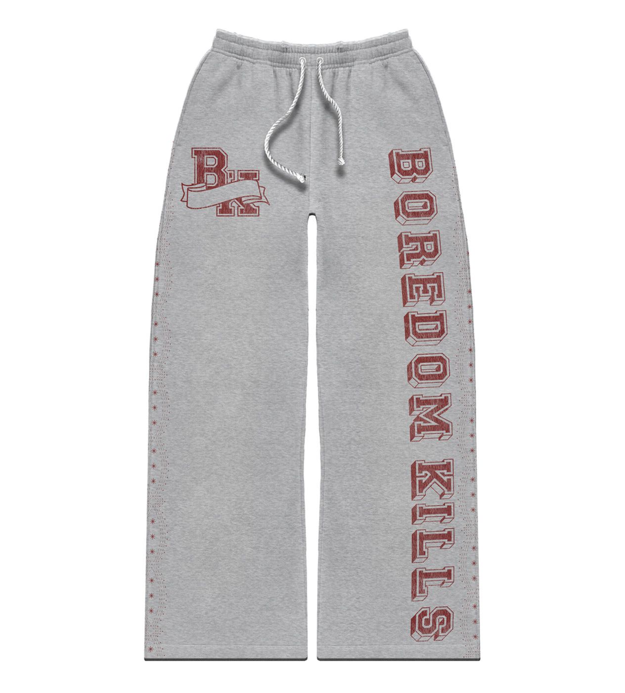 Other Boredom Kills Collegiate Sweats Grey/Red Size US 34 / EU 50 - 1 Thumbnail