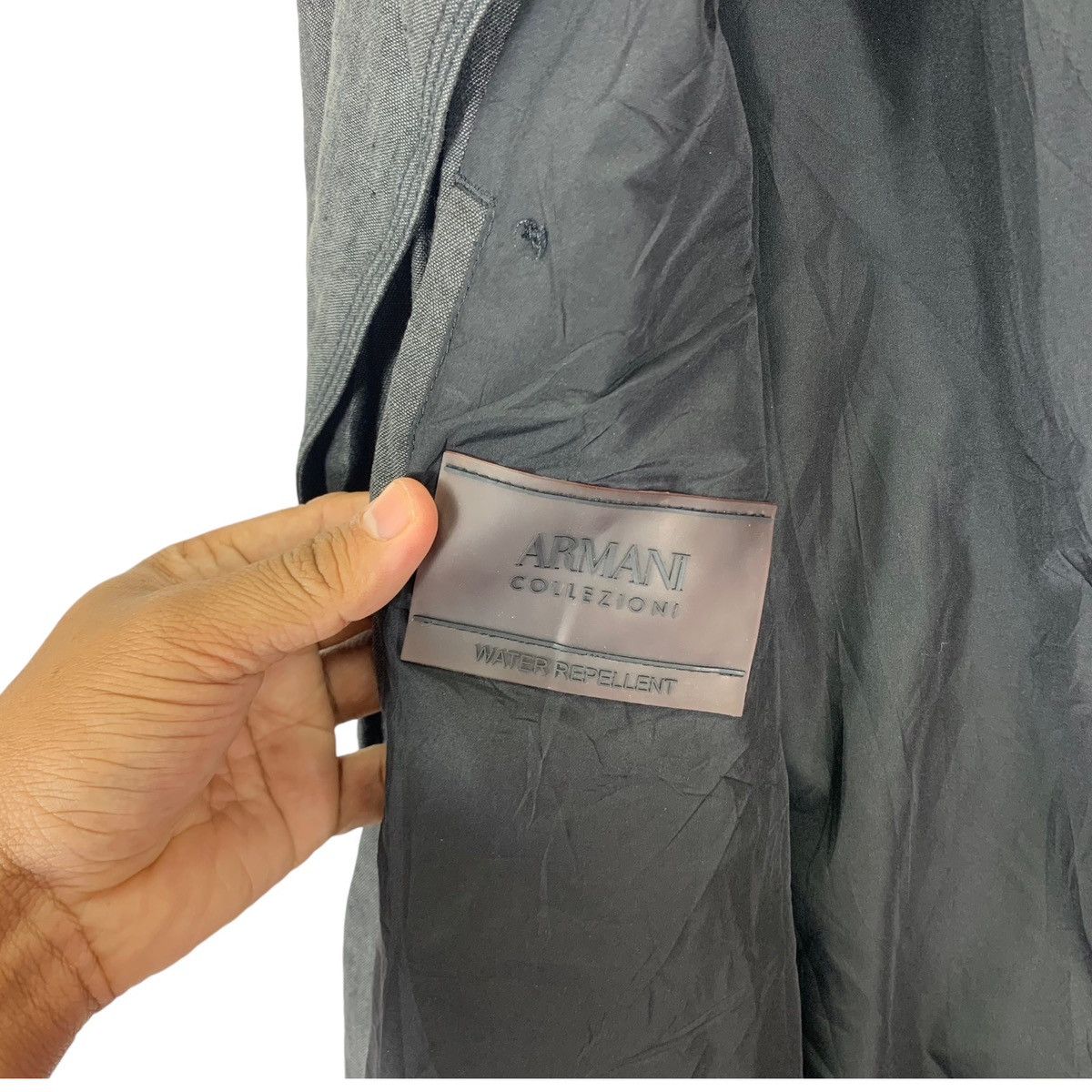 Armani × Giorgio Armani ⚡️⚡️Vintage Armani Collection Water Repellent Hoodie Jacket Size US M / EU 48-50 / 2 - 8 Thumbnail