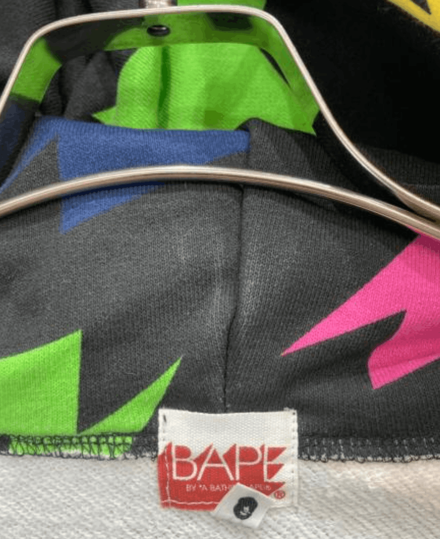 Bape Bape Black Multi Sta Pattern Star Full Zip Hoodie Size US L / EU 52-54 / 3 - 7 Thumbnail