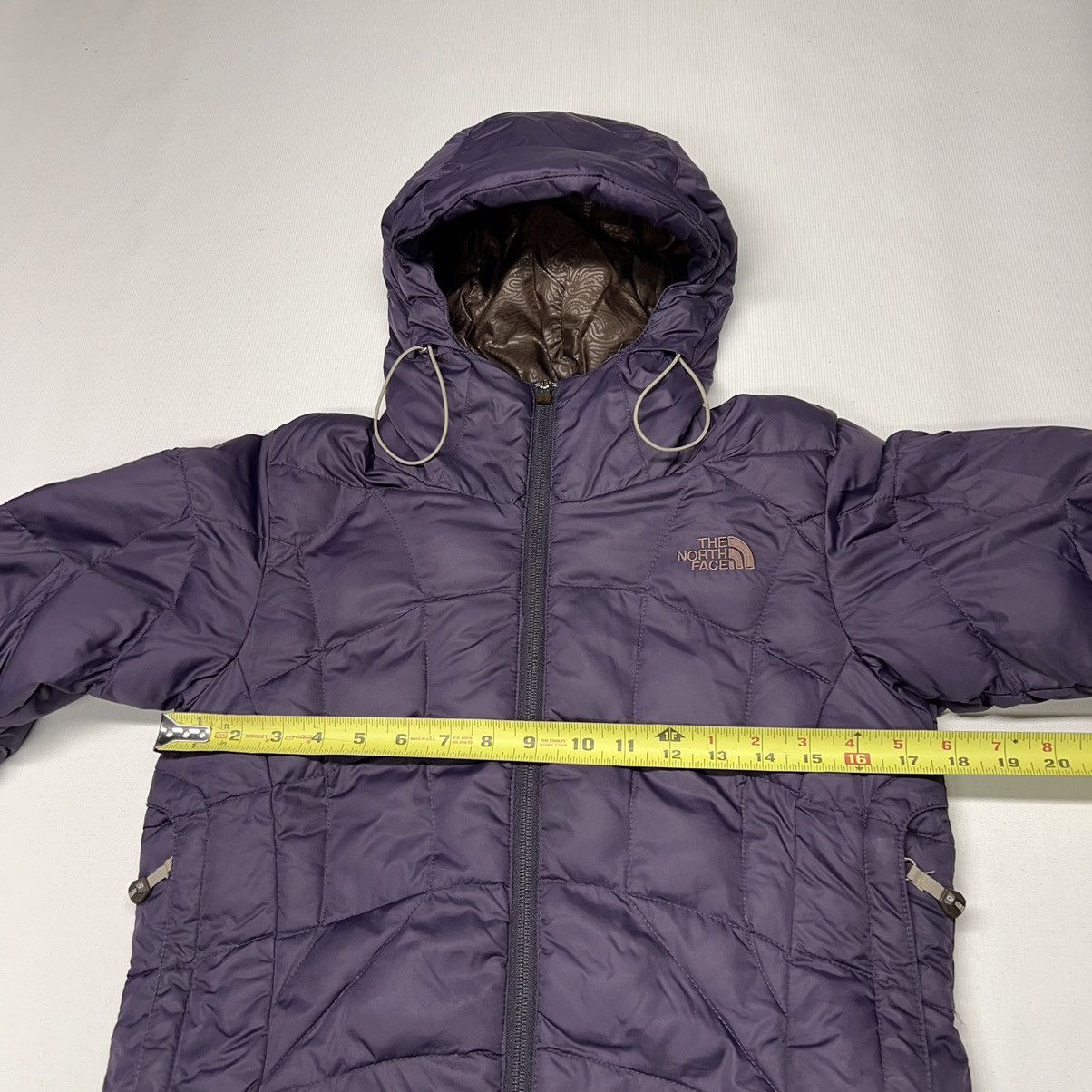 The North Face The North Face Down Jacket 600 Full Puffer Purple Plum Zip Size XS / US 0-2 / IT 36-38 - 23 Thumbnail