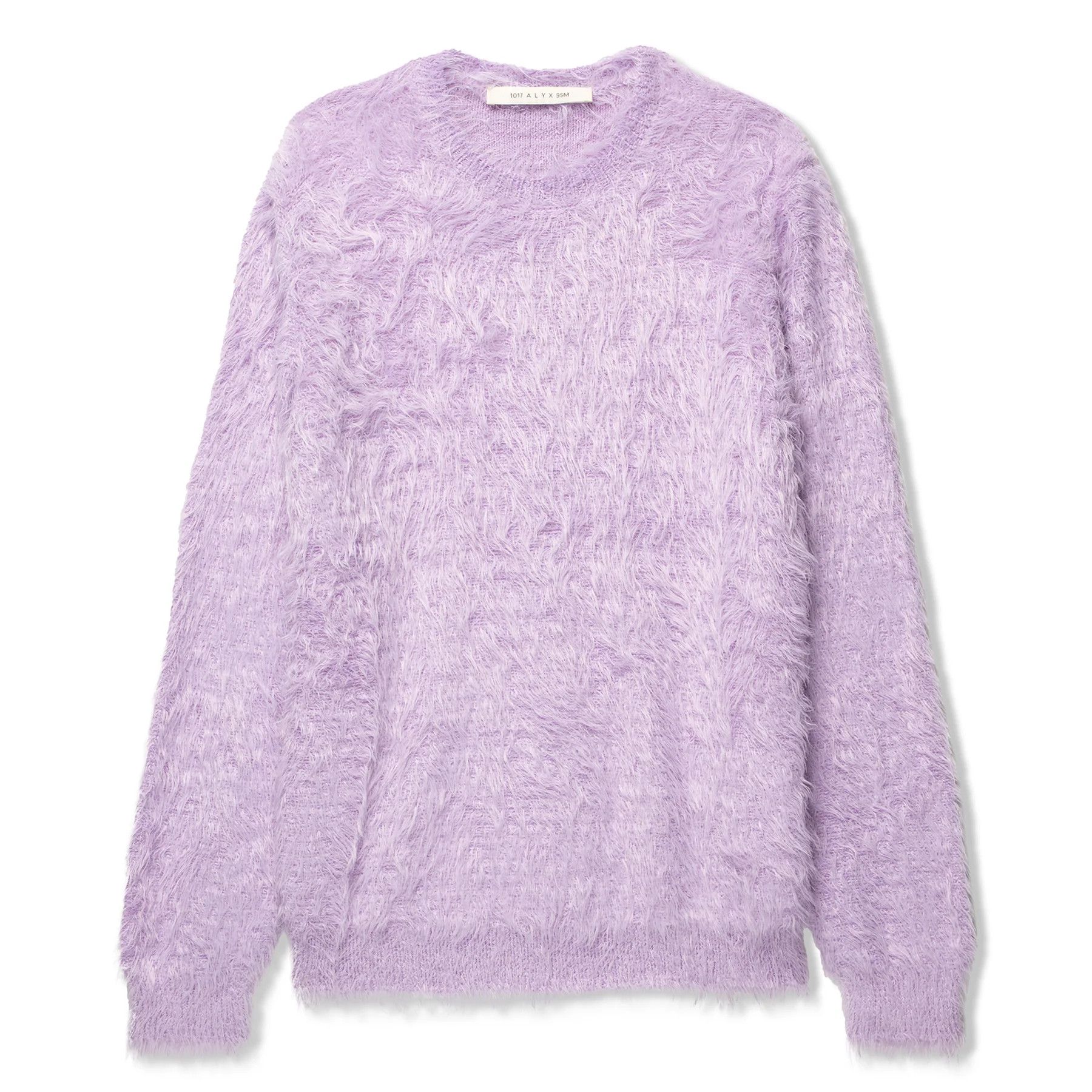 1017 ALYX 9SM Shag Knit Nylon Crewneck Sweater - 1017 Alyx 9SM Purple Size US S / EU 44-46 / 1 - 4 Thumbnail
