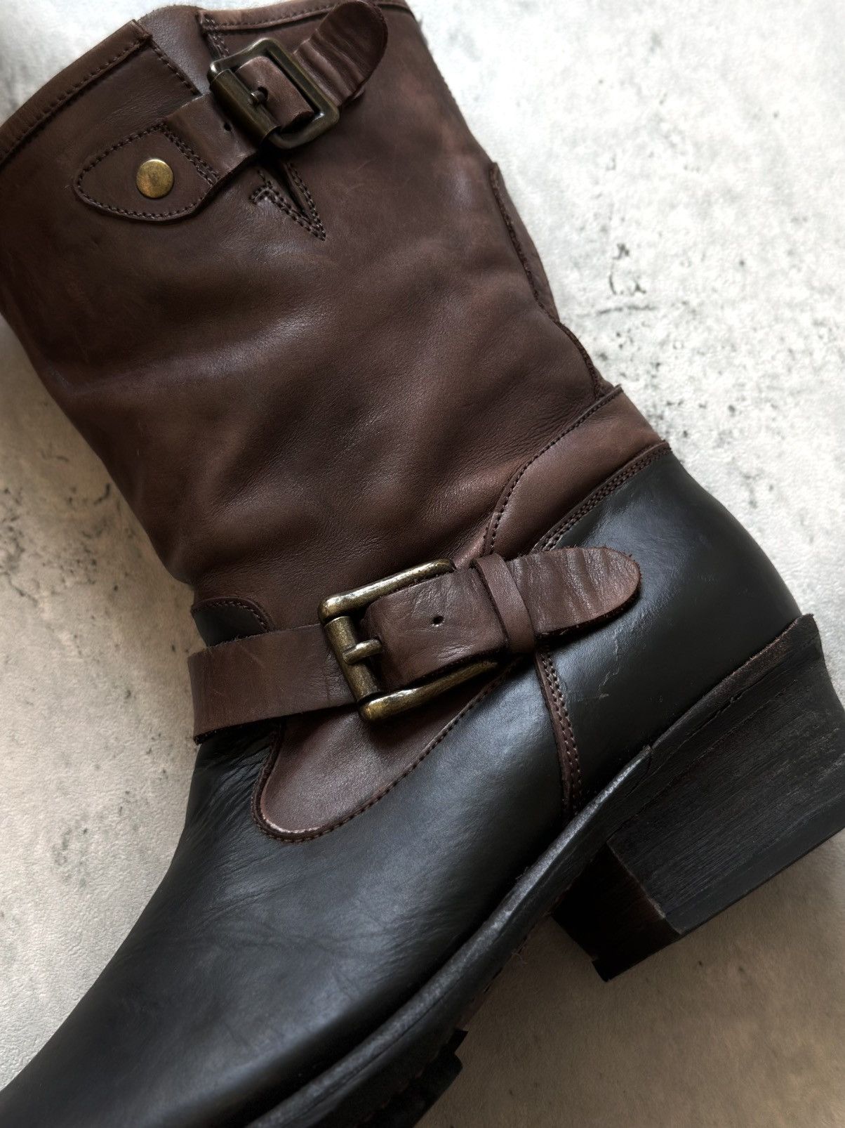 Alfredo Bannister TWO-TONE ENGINEER BOOTS Size US 8 / EU 41 - 7 Thumbnail
