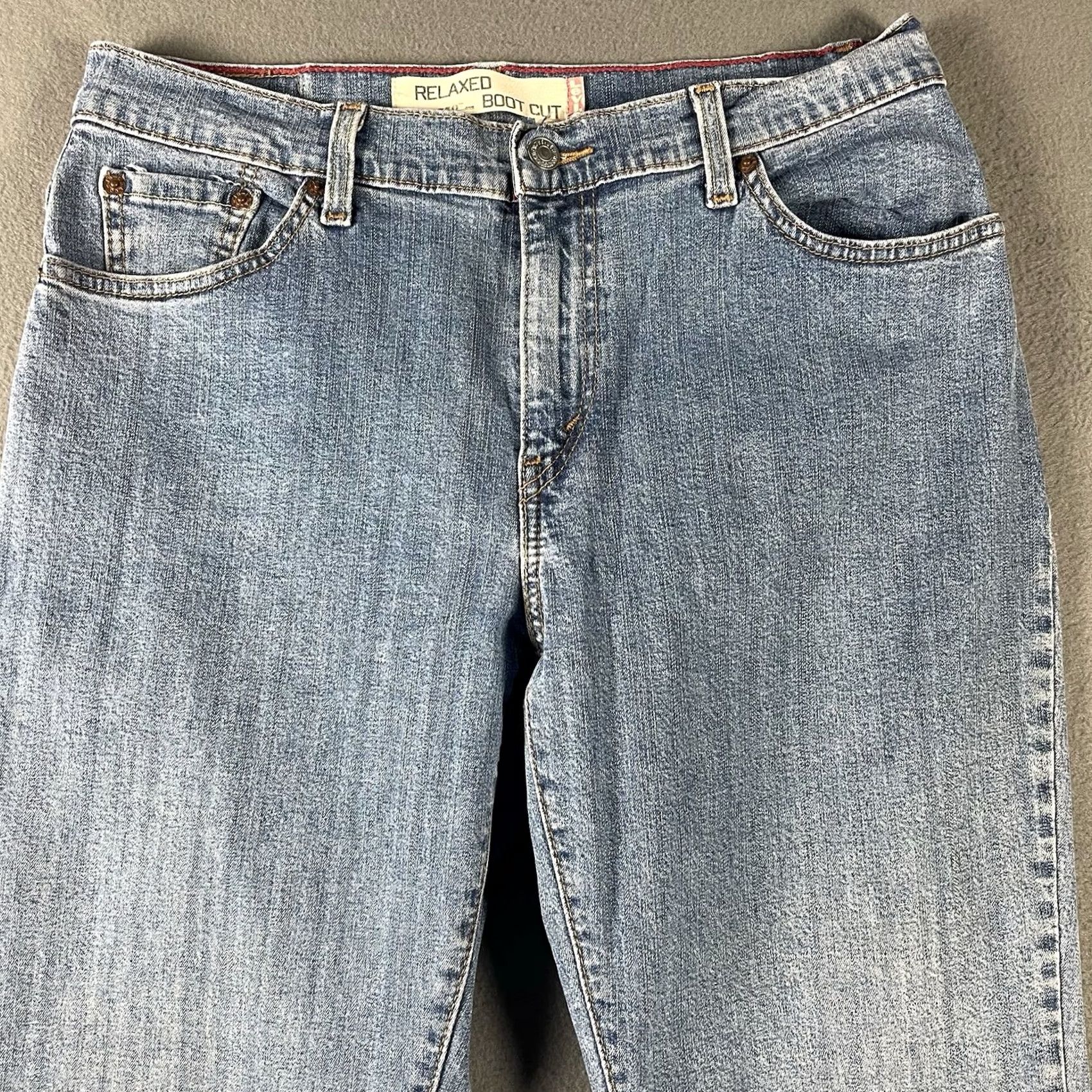 Levi's VINTAGE Levi's 550 Jeans Womens 12M Medium Wash Relaxed Fit Bootcut Cowgirl Size 34" / US 12 / IT 48 - 2 Thumbnail