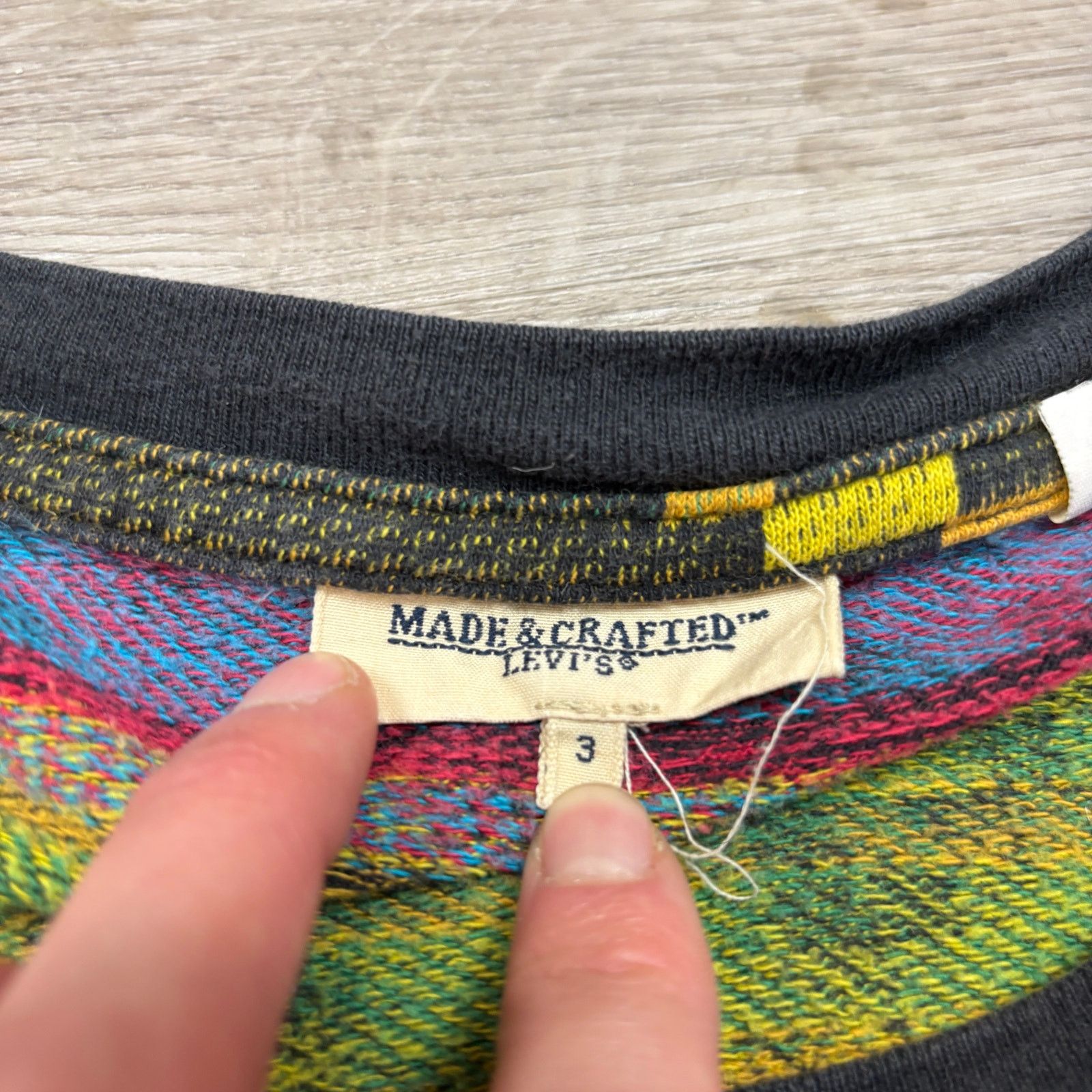 Levi's Made & Crafted Rare Levi's Made and Crafted Retro Sweatshirt Men's 3 / L Size US L / EU 52-54 / 3 - 3 Thumbnail
