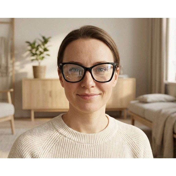 Gucci Gucci GG1817O 004 Eyeglasses Medium Havana/Light Mauve 55mm Size ONE SIZE - 3 Thumbnail